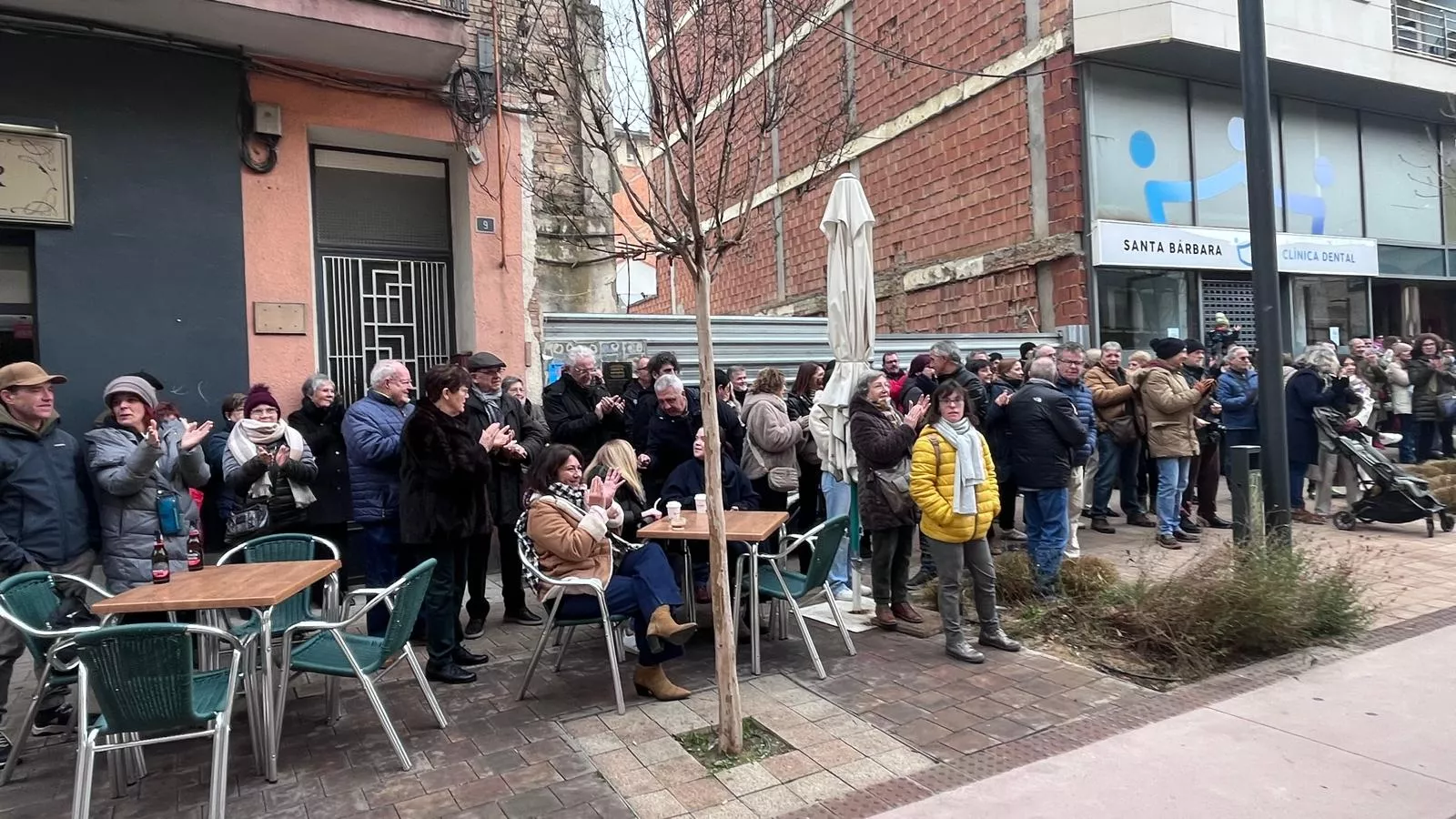 Actuación navideña de Góspel Monzón en el centro de la capital mediocinqueña. Foto Mercedes Manterola