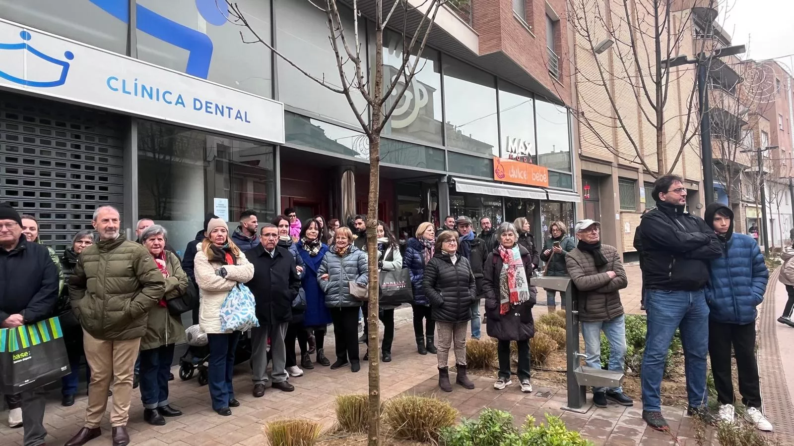 Actuación navideña de Góspel Monzón en el centro de la capital mediocinqueña. Foto Mercedes Manterola