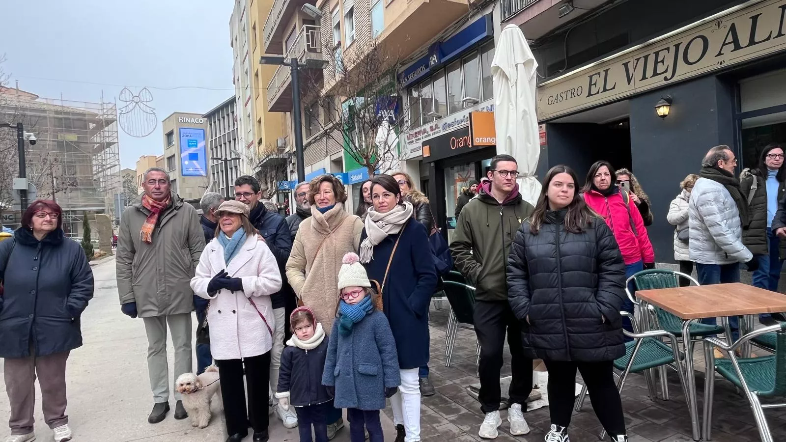 Actuación navideña de Góspel Monzón en el centro de la capital mediocinqueña. Foto Mercedes Manterola