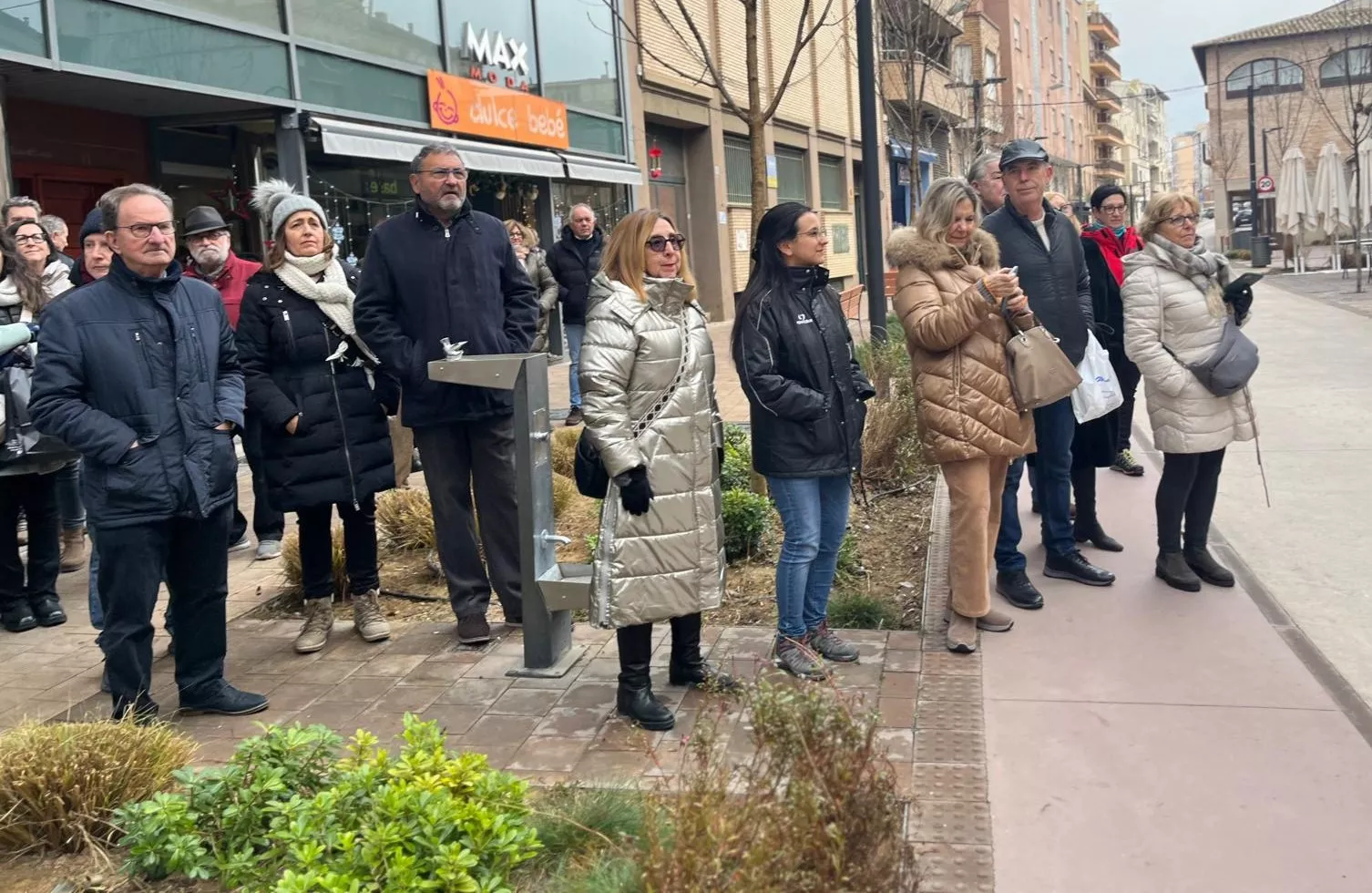 Actuación navideña de Góspel Monzón en el centro de la capital mediocinqueña. Foto Mercedes Manterola