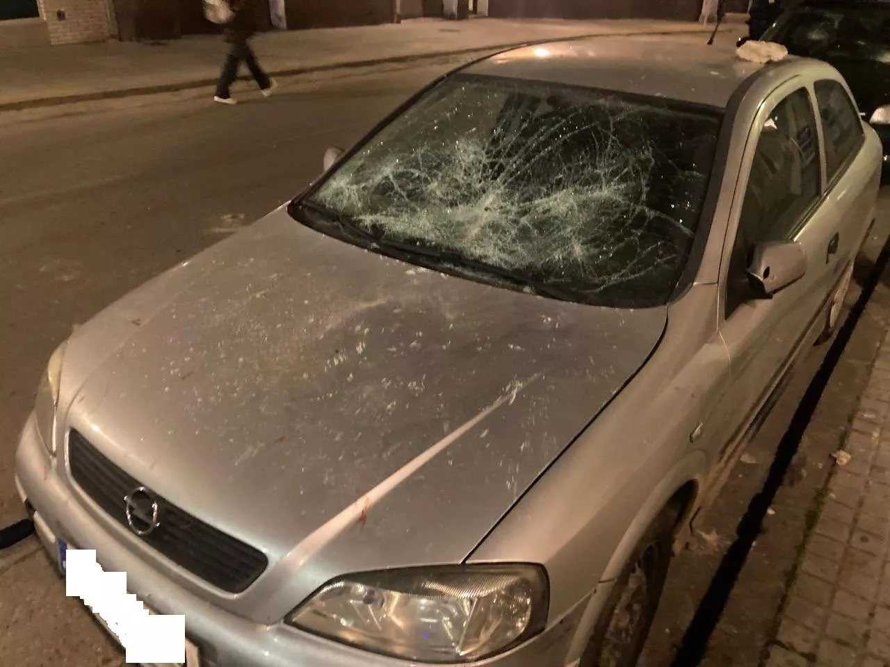 Uno de los vehículos afectados.