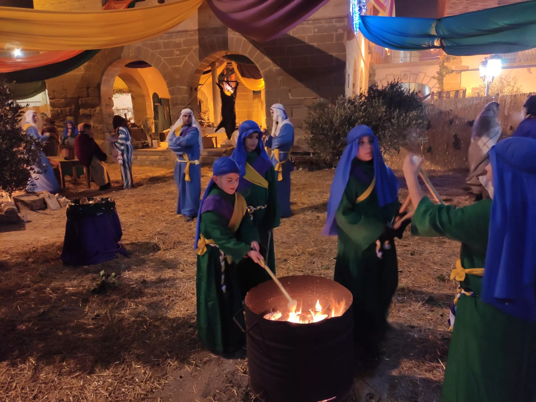 Belén Viviente de Sena. Foto: Fernando Paúles