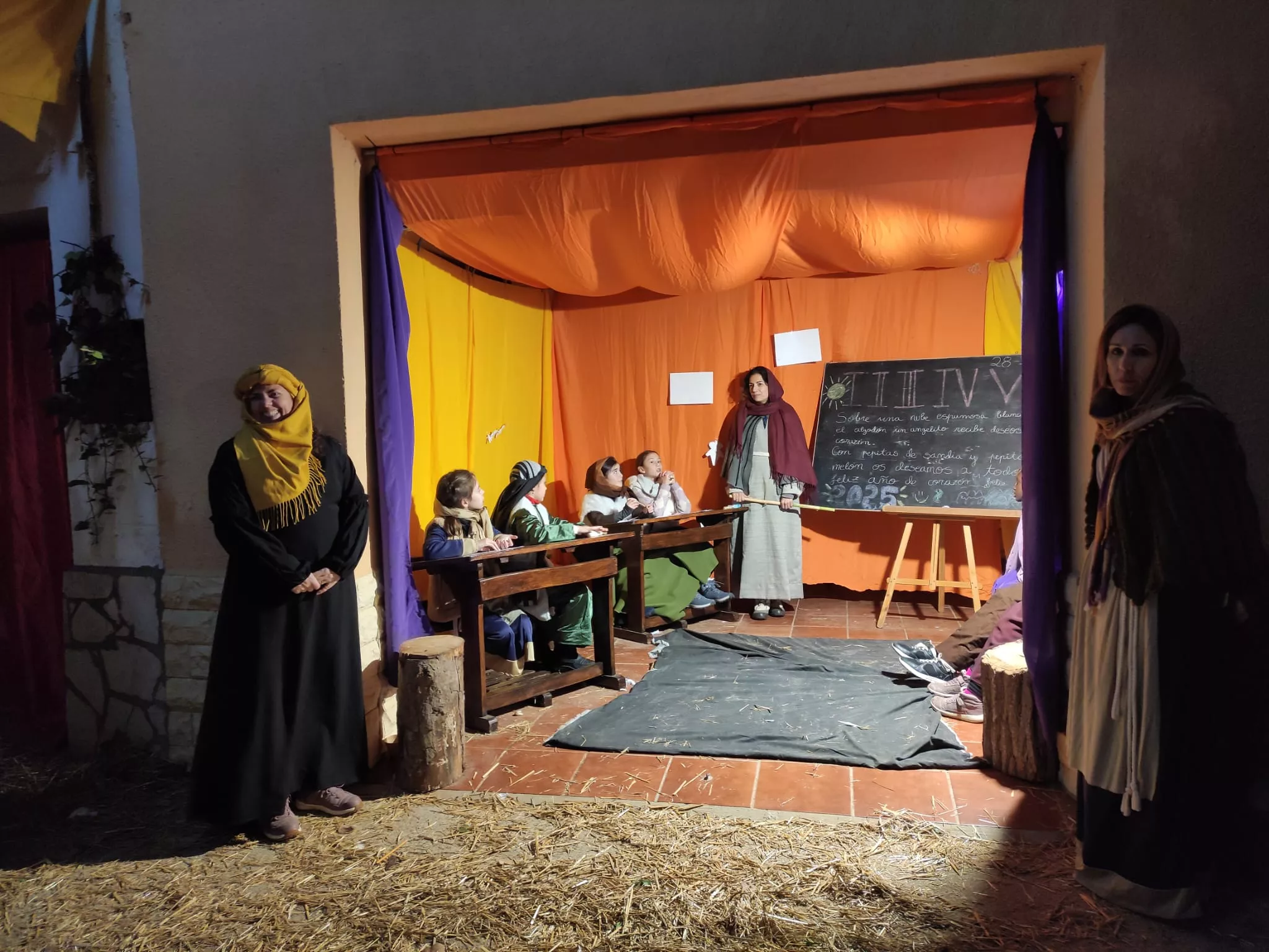 Belén Viviente de Sena. Foto: Fernando Paúles