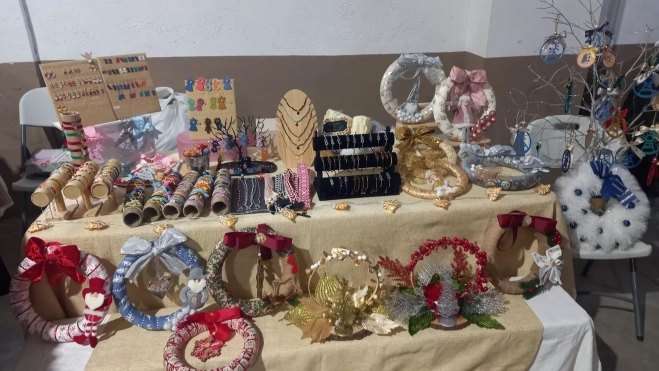 Uno de los puestos en El Temple Uno de los puestos en El Temple