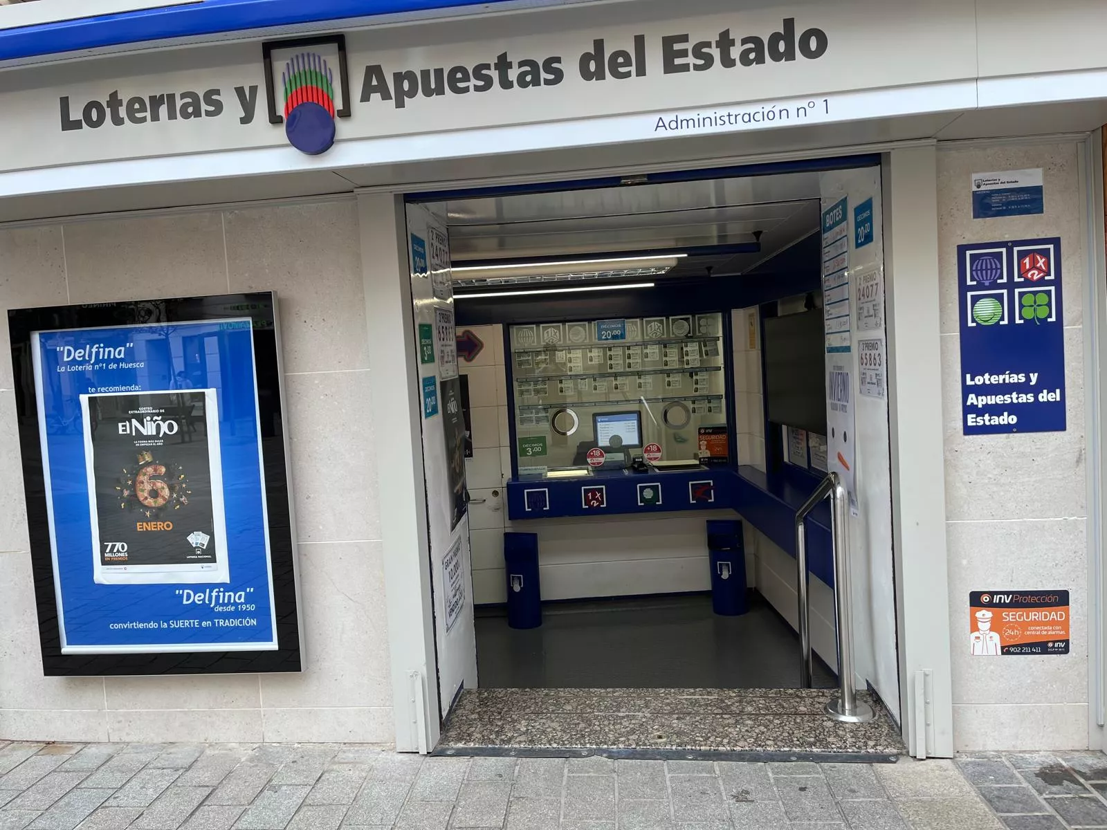 Administración de Lotería de Huesca.