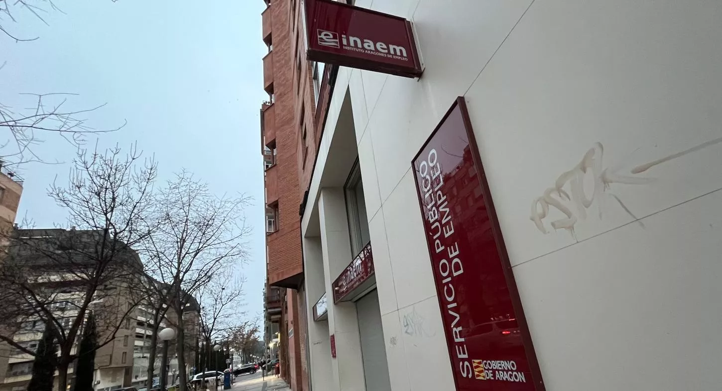 Oficinas del Inaem en la calle San Jorge de Huesca.