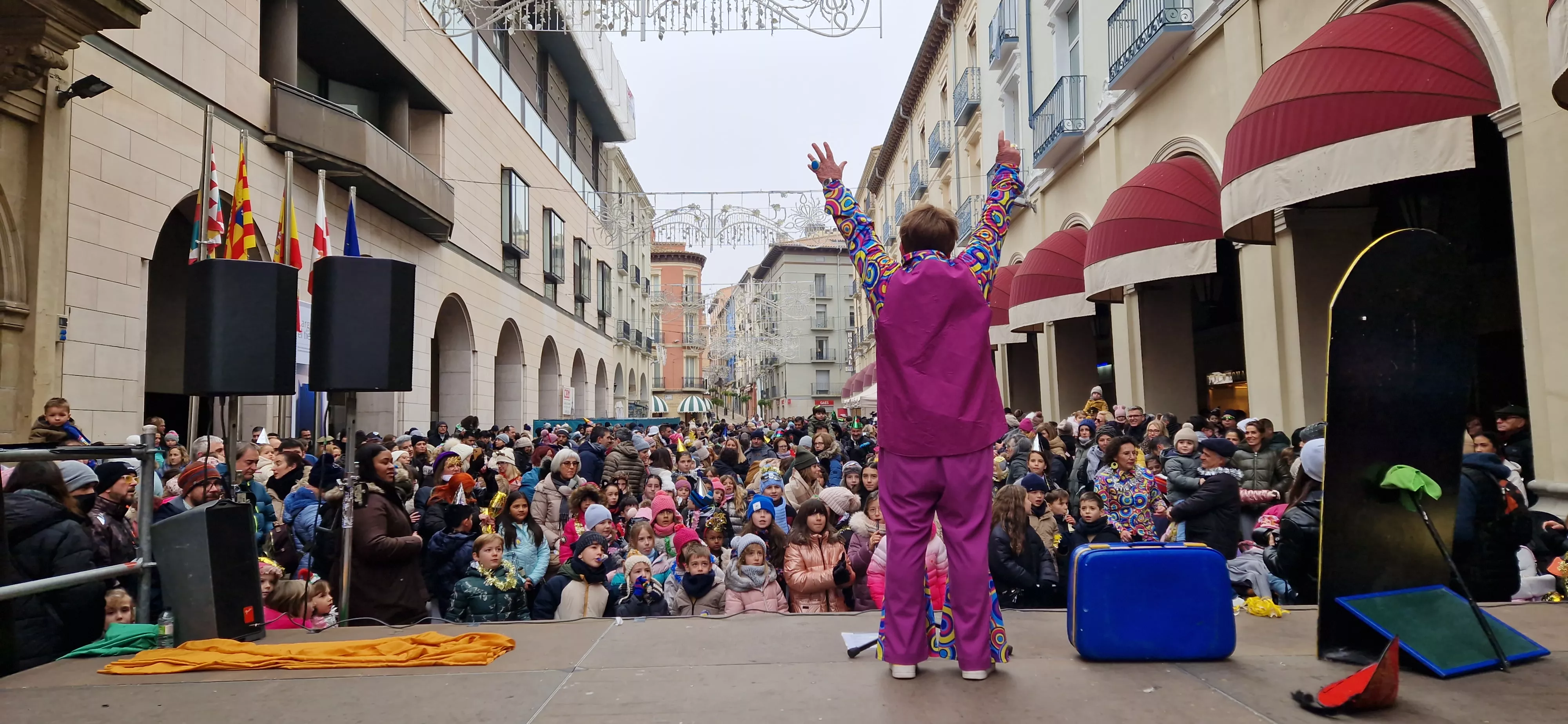 Campanadas infantiles de Huesca 2024 2025 con La PAI. Foto Myriam Martínez 