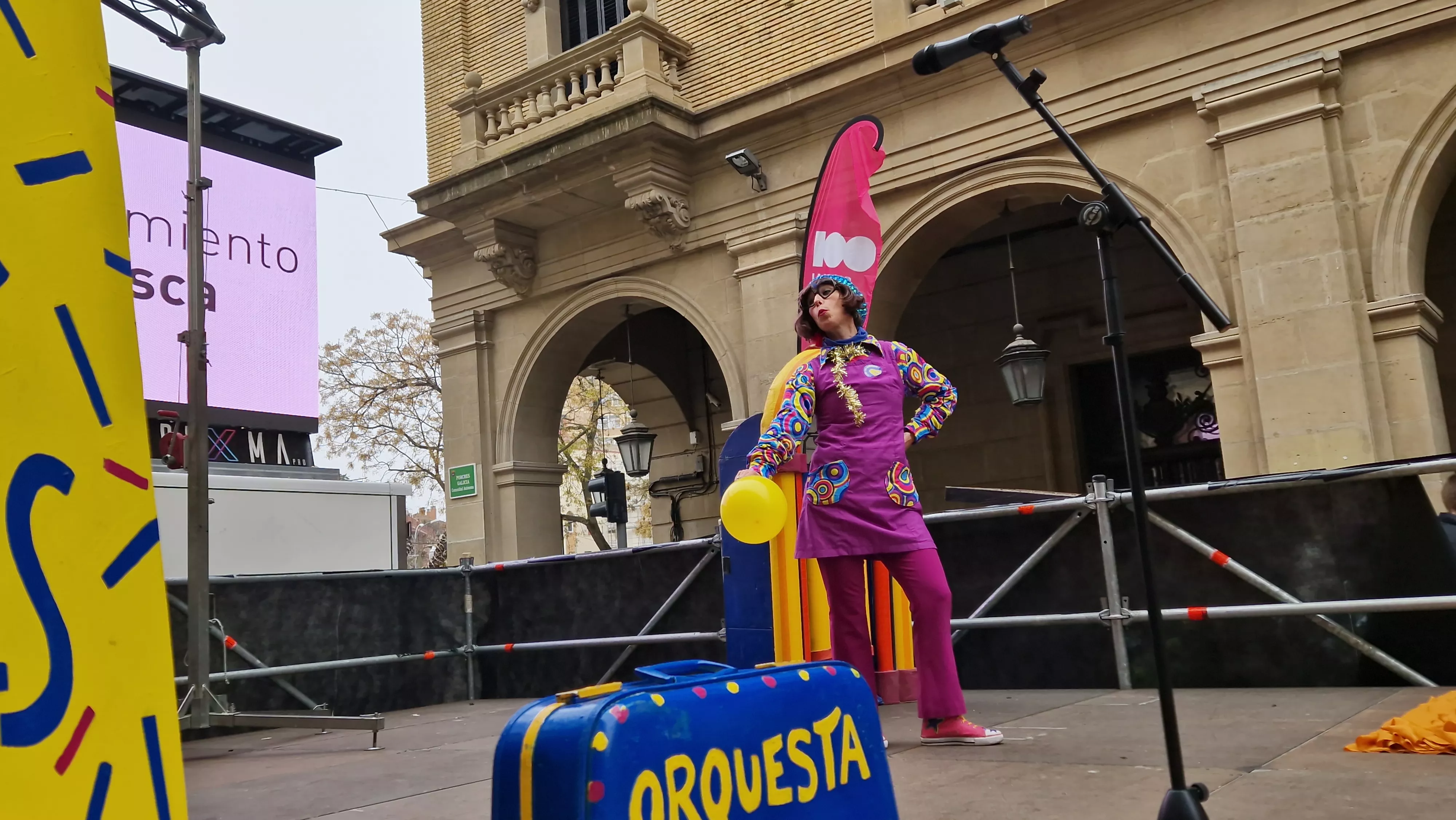 Campanadas infantiles de Huesca 2024-2025 con La PAI. Foto Myriam Martínez 