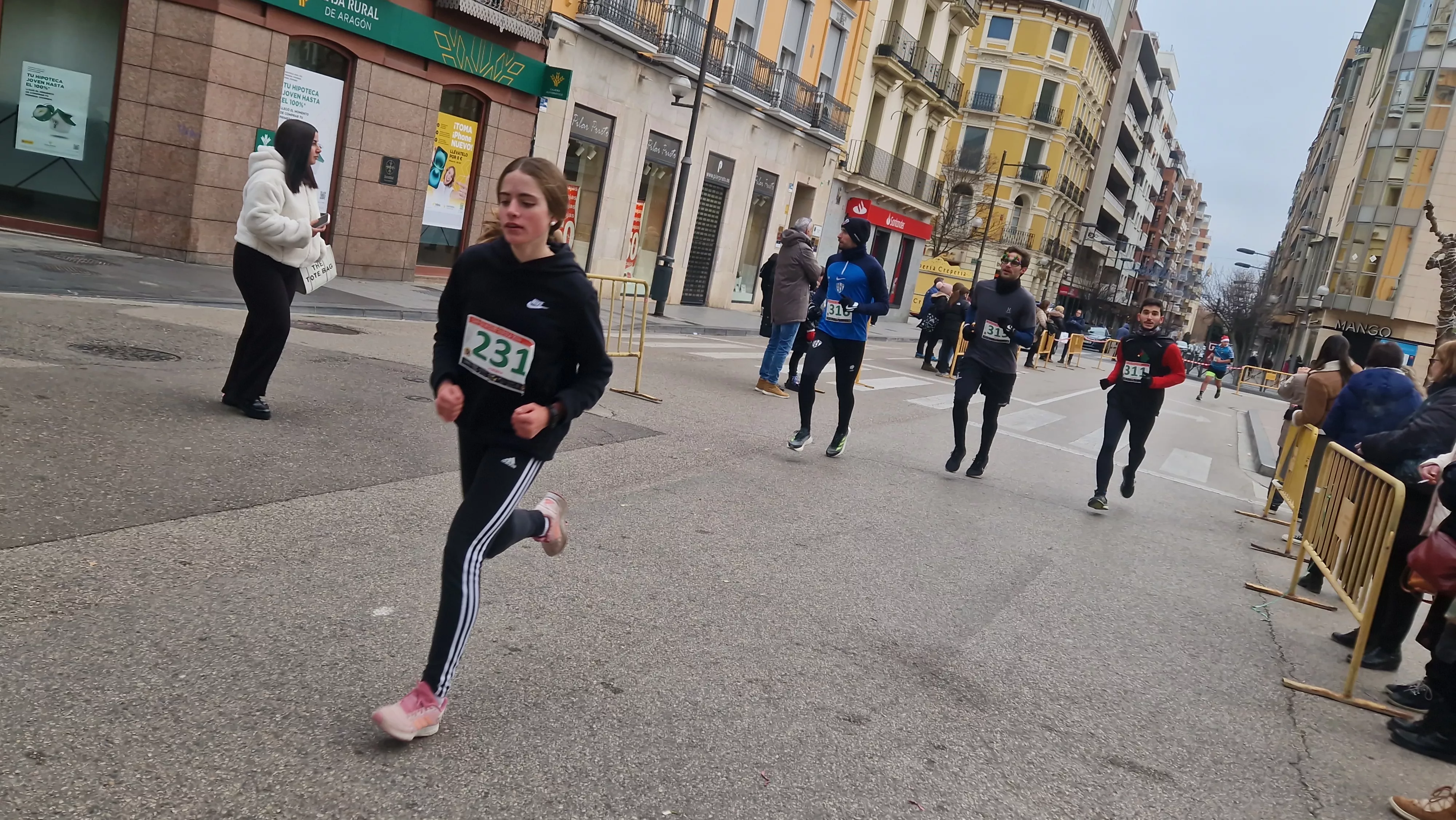 San Silvestre de Huesca 2024. Foto Myriam Martínez 
