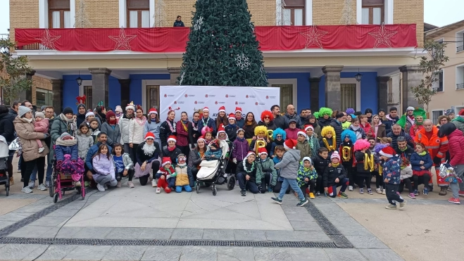 Foto de familia de los corredores en Sariñena. Foto de familia de los corredores en Sariñena.