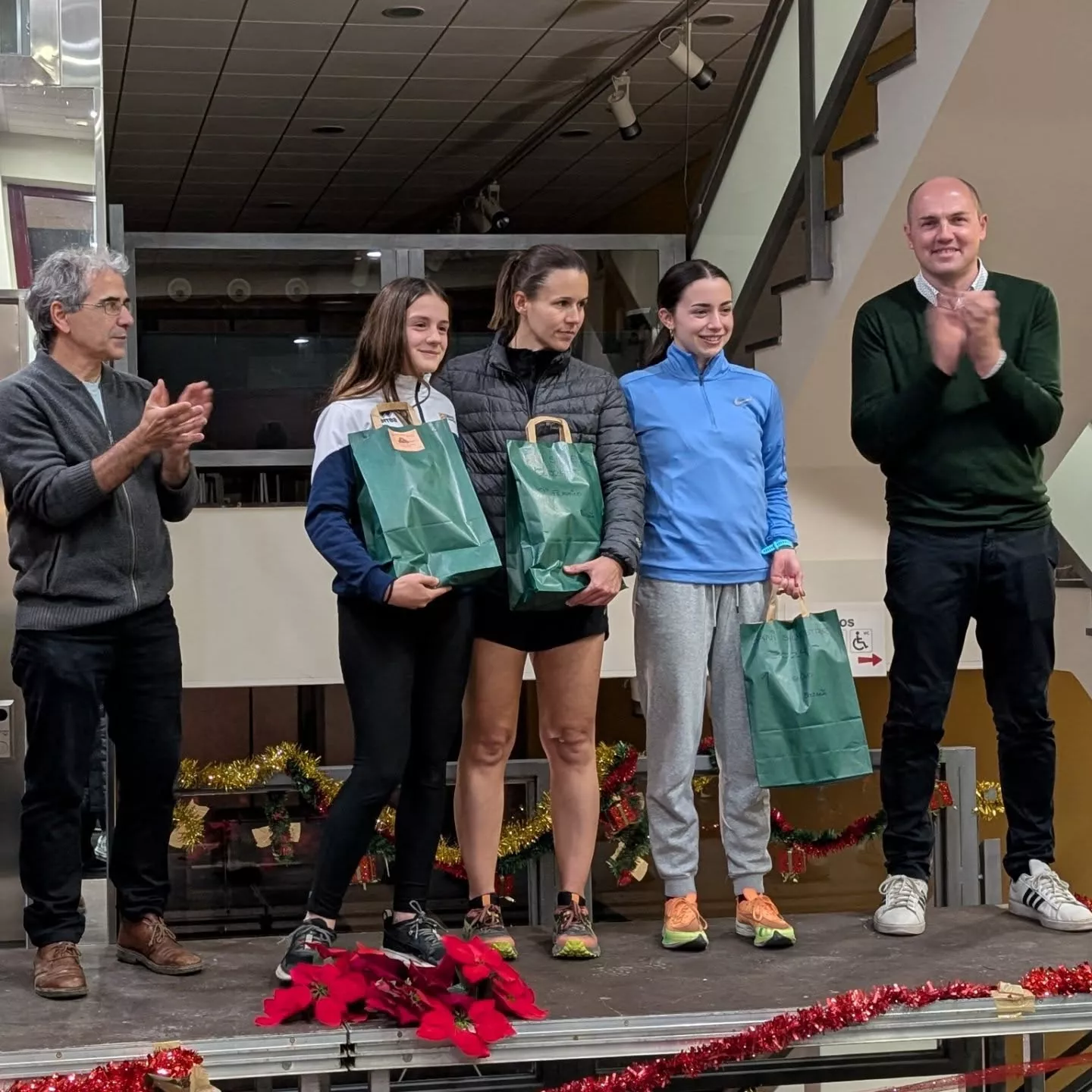 San Silvestre de Boltaña. Podio femenino
