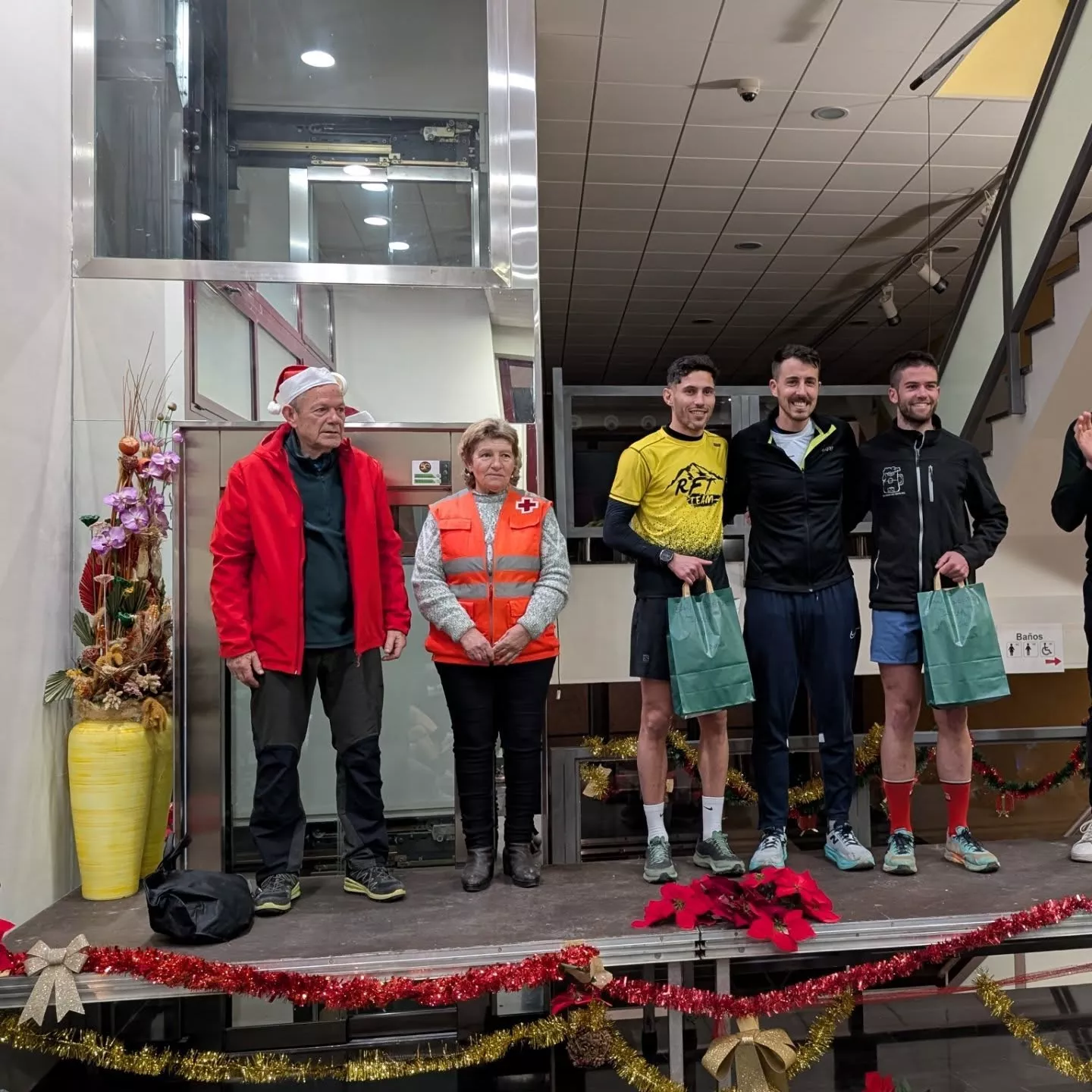 San Silvestre de Boltaña. Podio masculino.