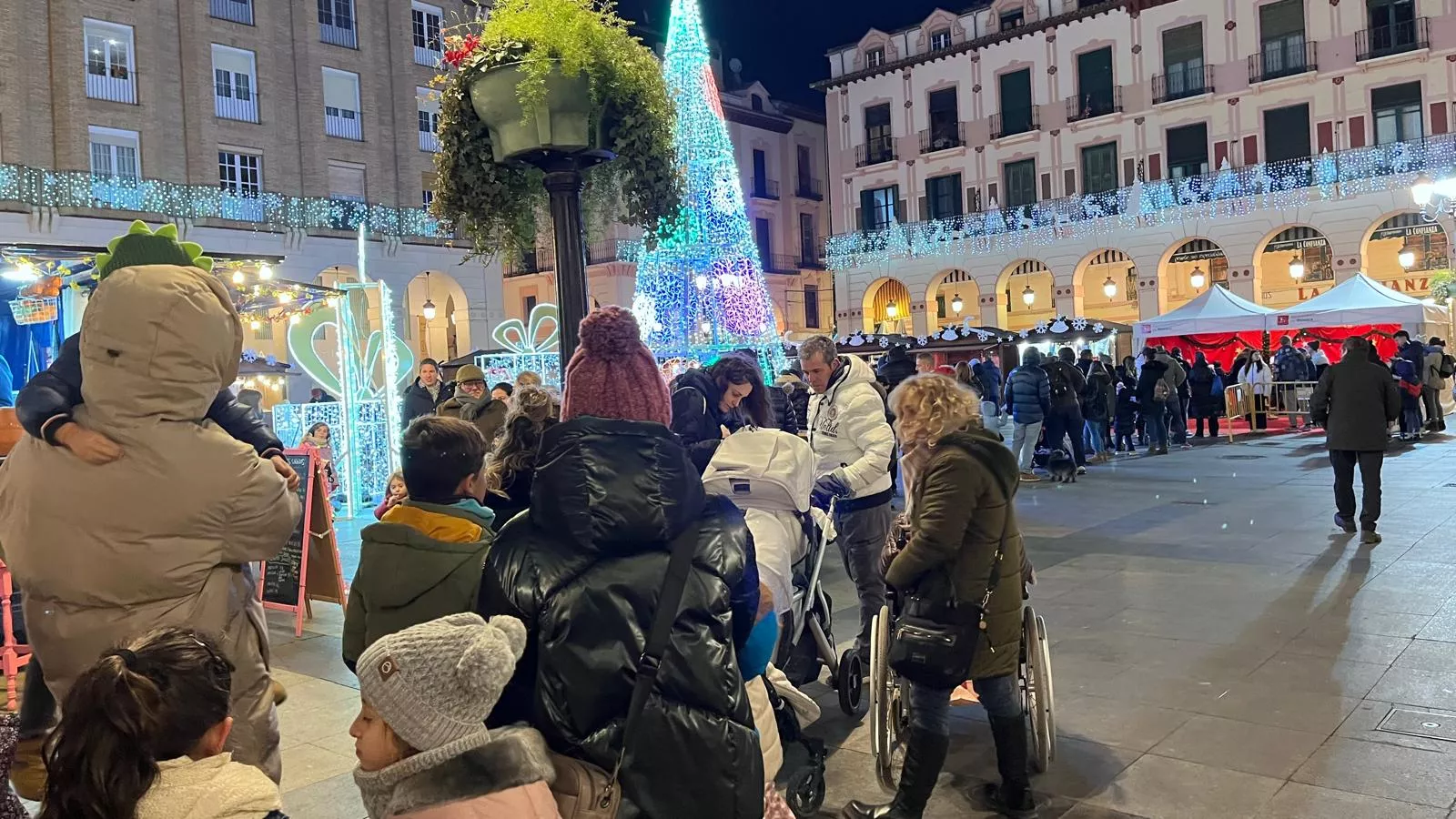 Visita a Huesca de los pajes de los Reyes Magos. Foto Mercedes Manterola