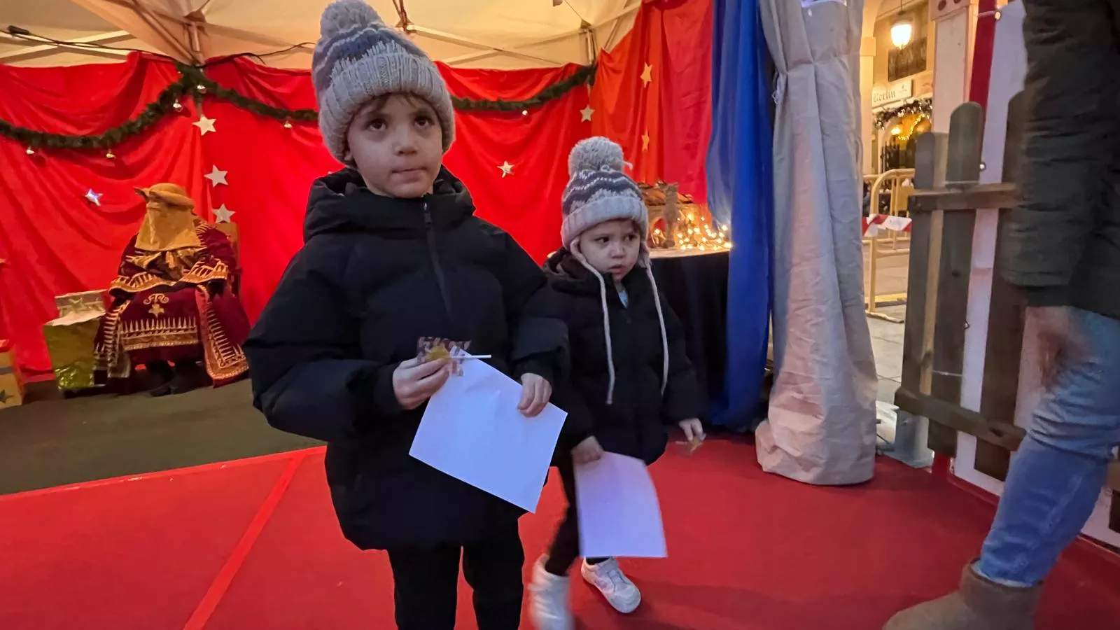 Visita a Huesca de los pajes de los Reyes Magos. Foto Mercedes Manterola