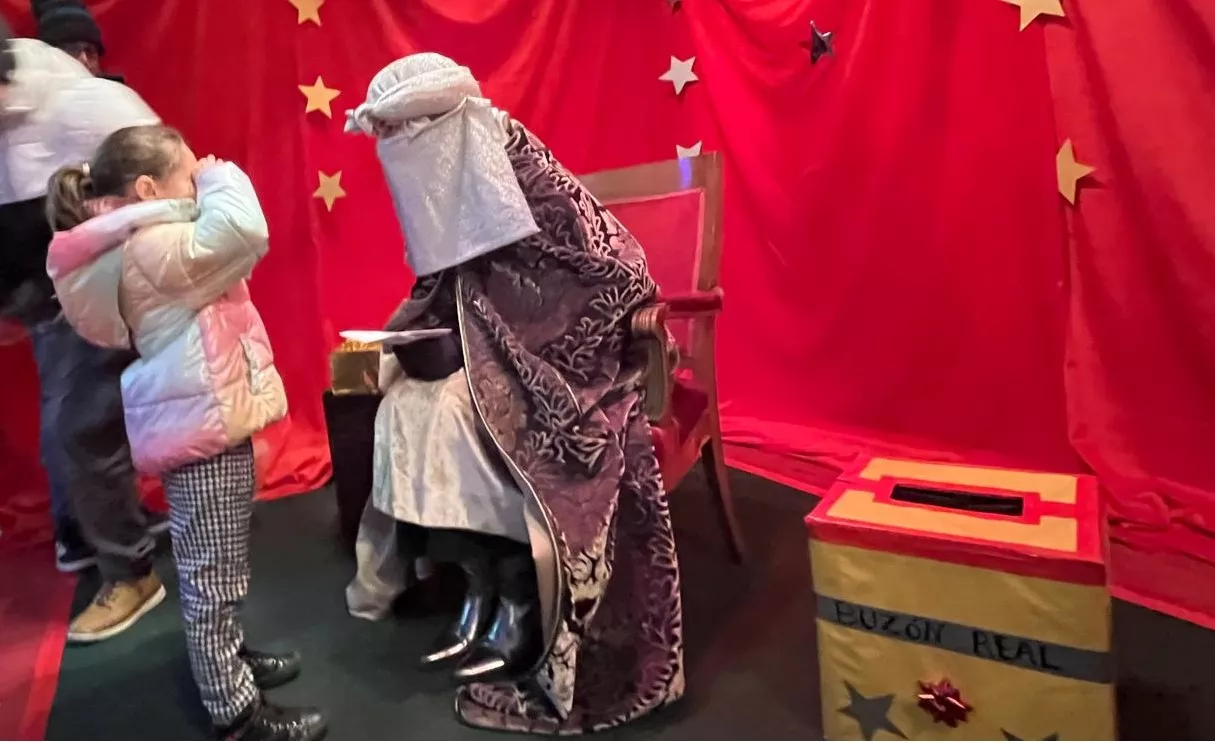 Visita a Huesca de los pajes de los Reyes Magos. Foto Mercedes Manterola