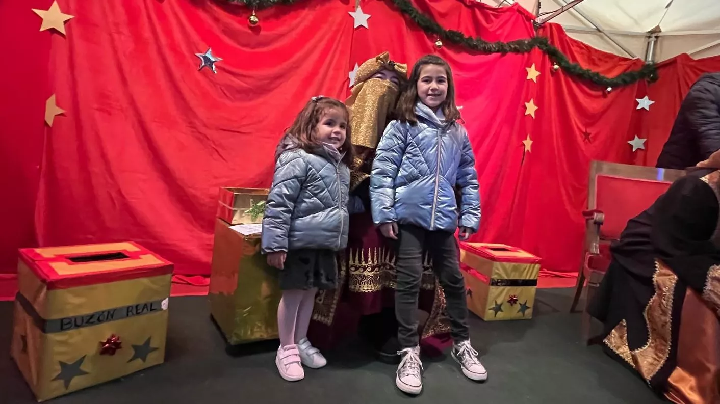 Visita a Huesca de los pajes de los Reyes Magos. Foto Mercedes Manterola