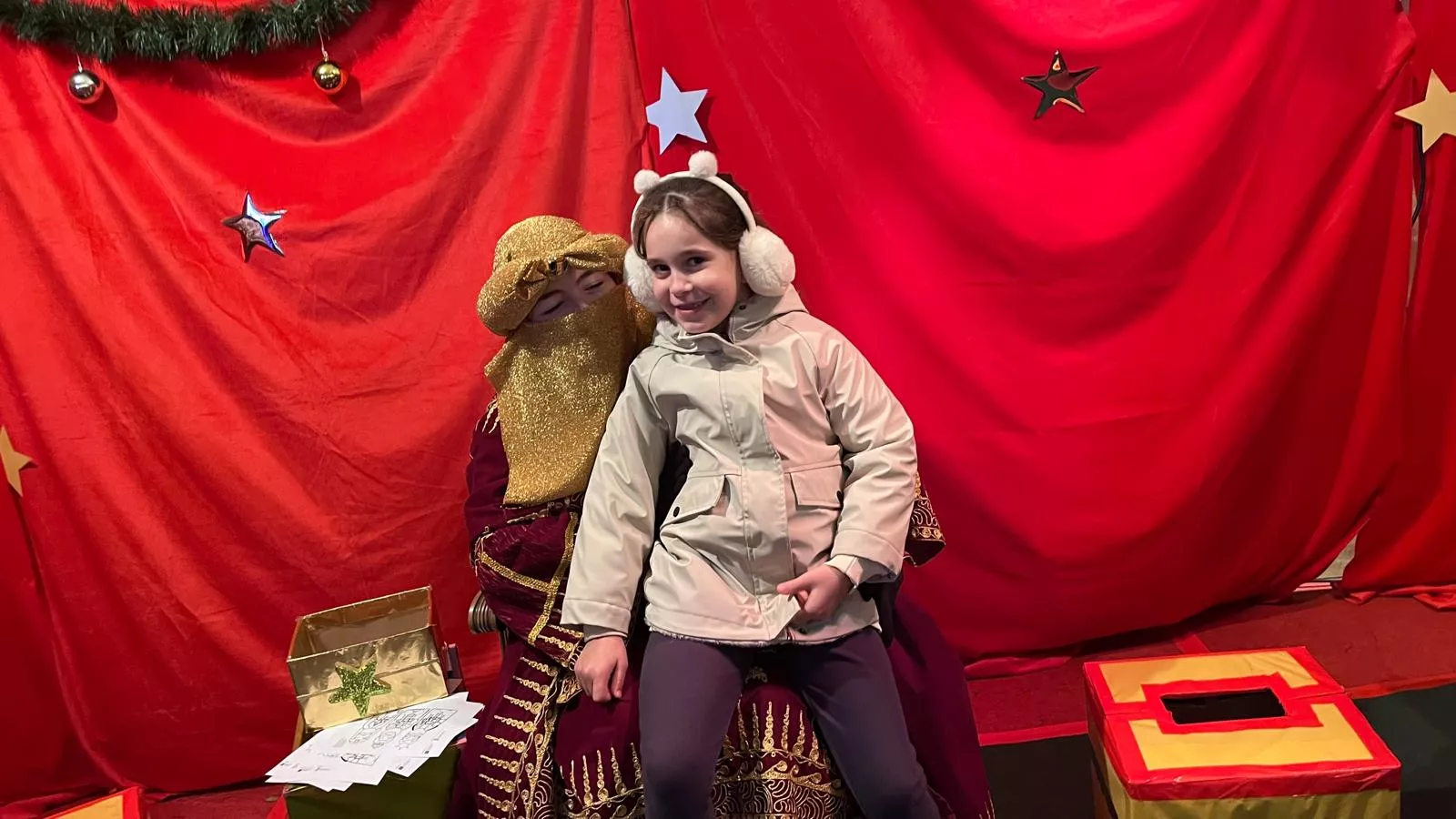 Visita a Huesca de los pajes de los Reyes Magos. Foto Mercedes Manterola