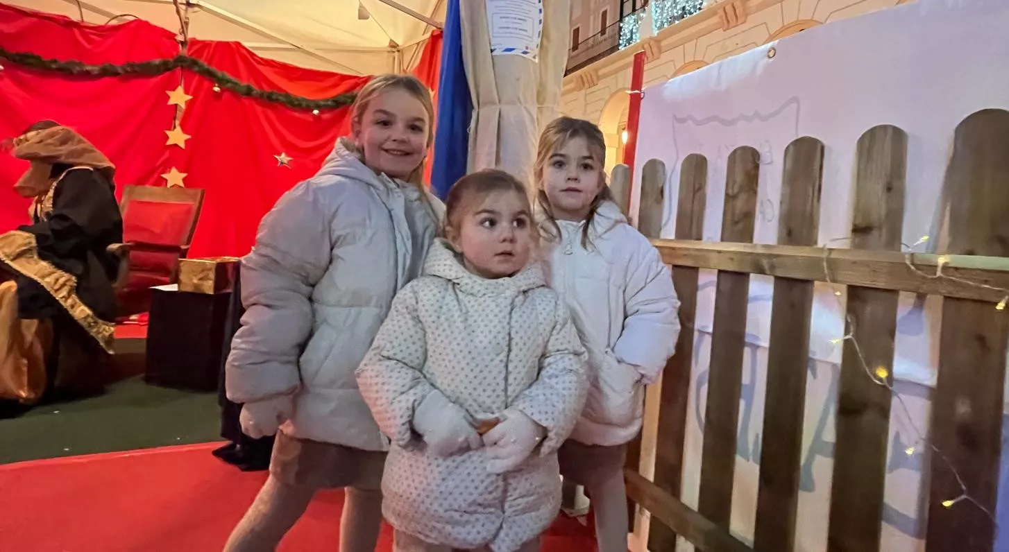 Visita a Huesca de los pajes de los Reyes Magos. Foto Mercedes Manterola