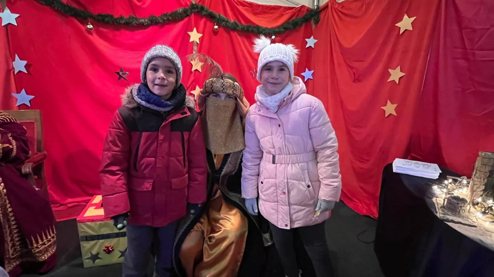 Visita a Huesca de los pajes de los Reyes Magos. Foto Mercedes Manterola