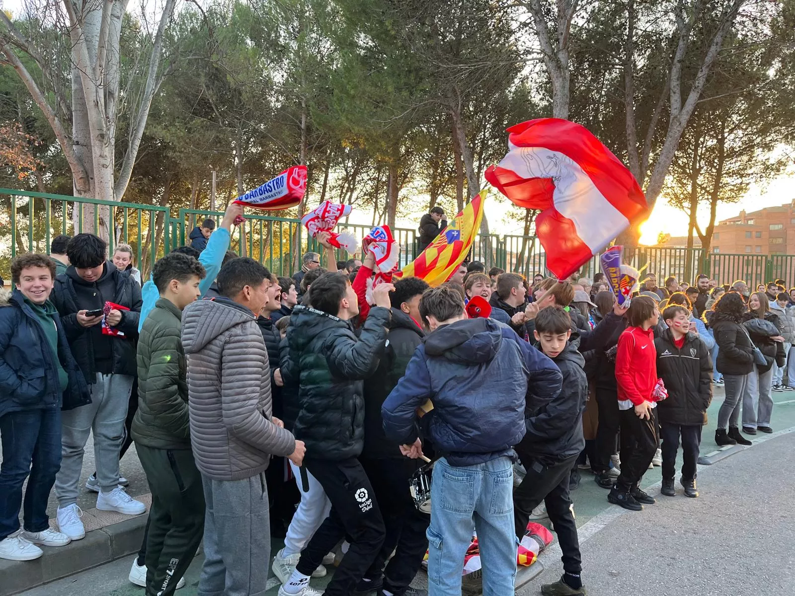 Imágenes del UD Barbastro - FC Barcelona de Copa del Rey. Foto: Adri Mora