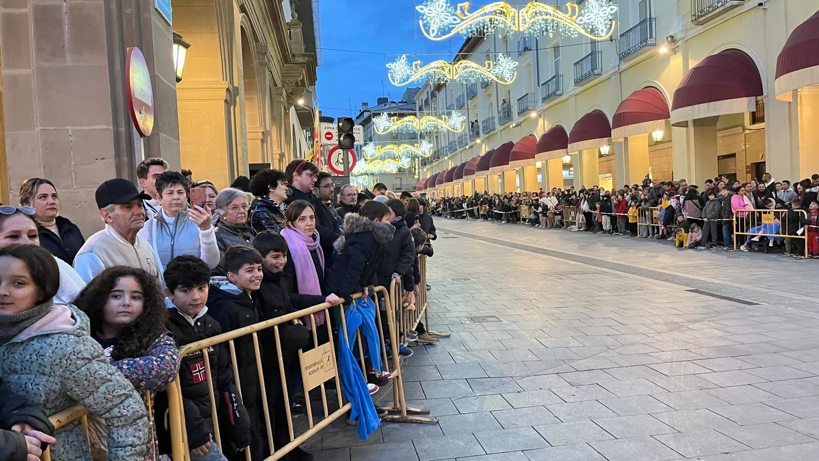 Cabalgata de Reyes Magos de Huesca. Foto Mercedes Manterola