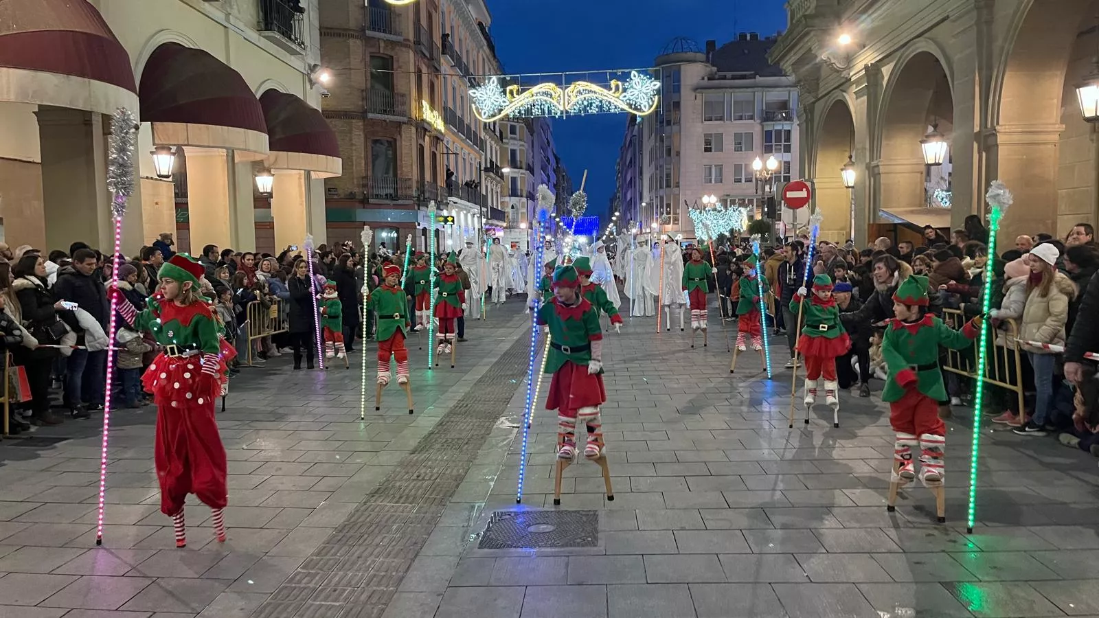 Cabalgata de Reyes Magos de Huesca. Foto Mercedes Manterola