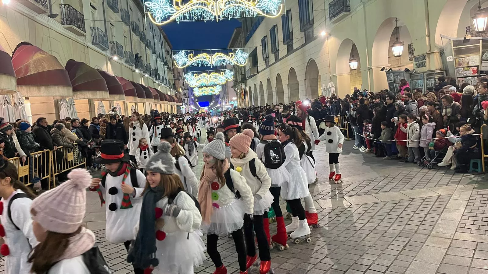 Cabalgata de Reyes Magos de Huesca. Foto Mercedes Manterola