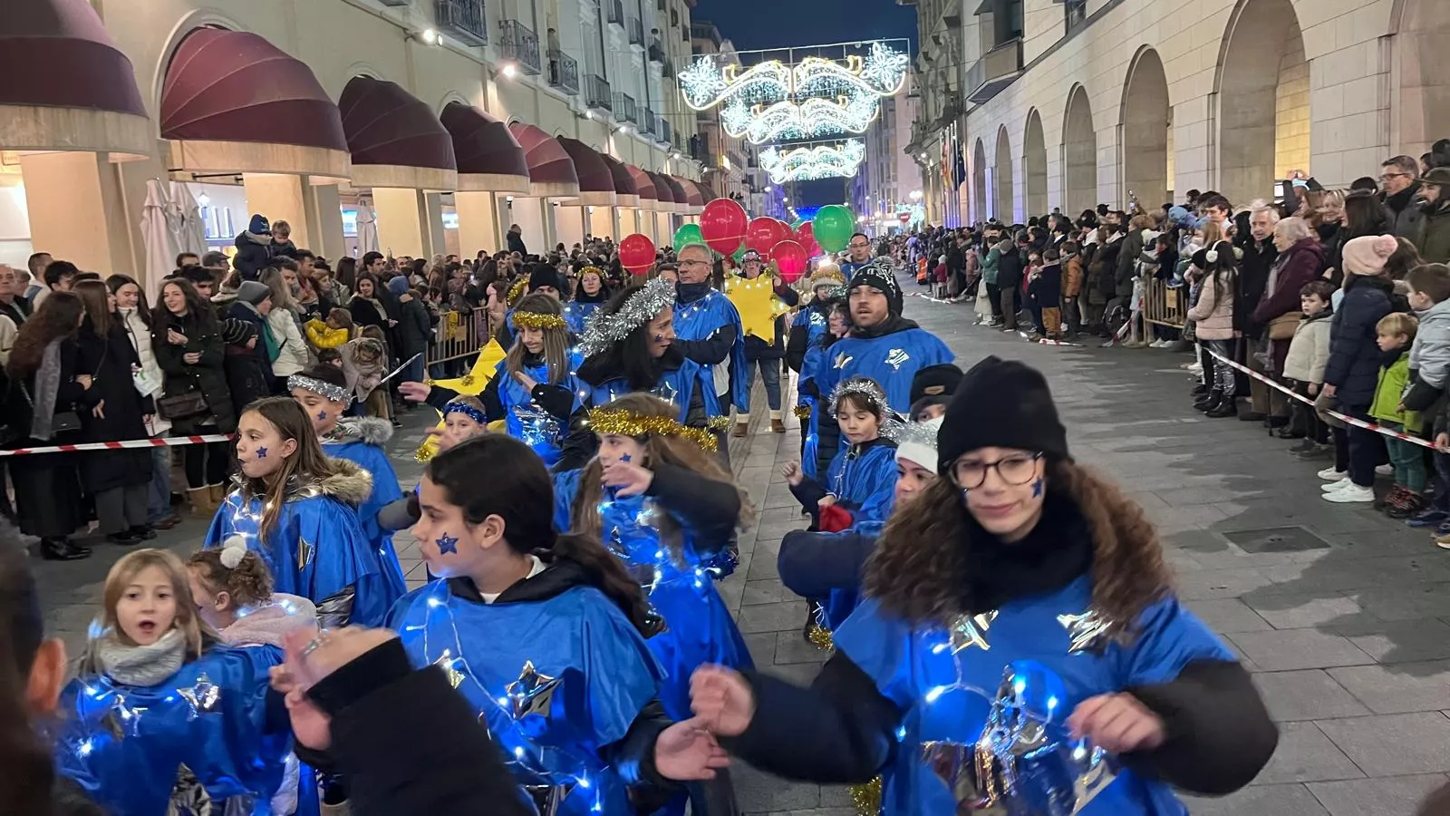Cabalgata de Reyes Magos de Huesca. Foto Mercedes Manterola