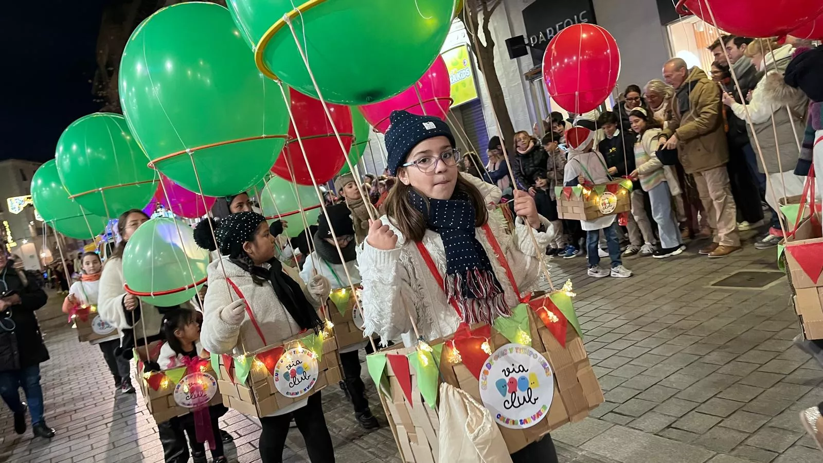 Cabalgata de Reyes Magos de Huesca. Foto Mercedes Manterola