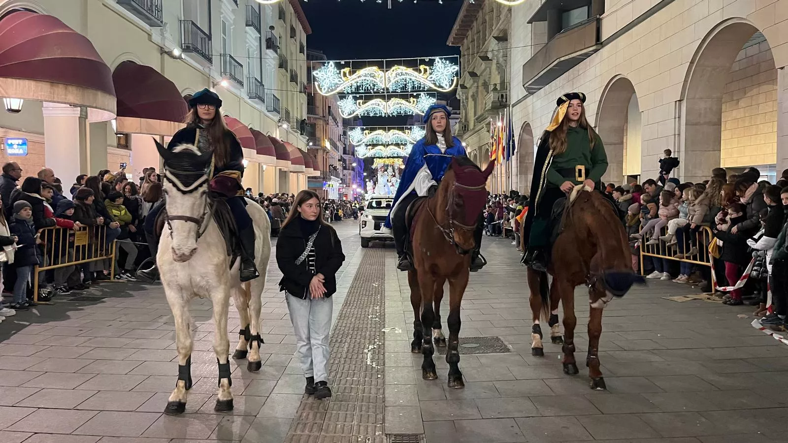 Cabalgata de Reyes Magos de Huesca. Foto Mercedes Manterola