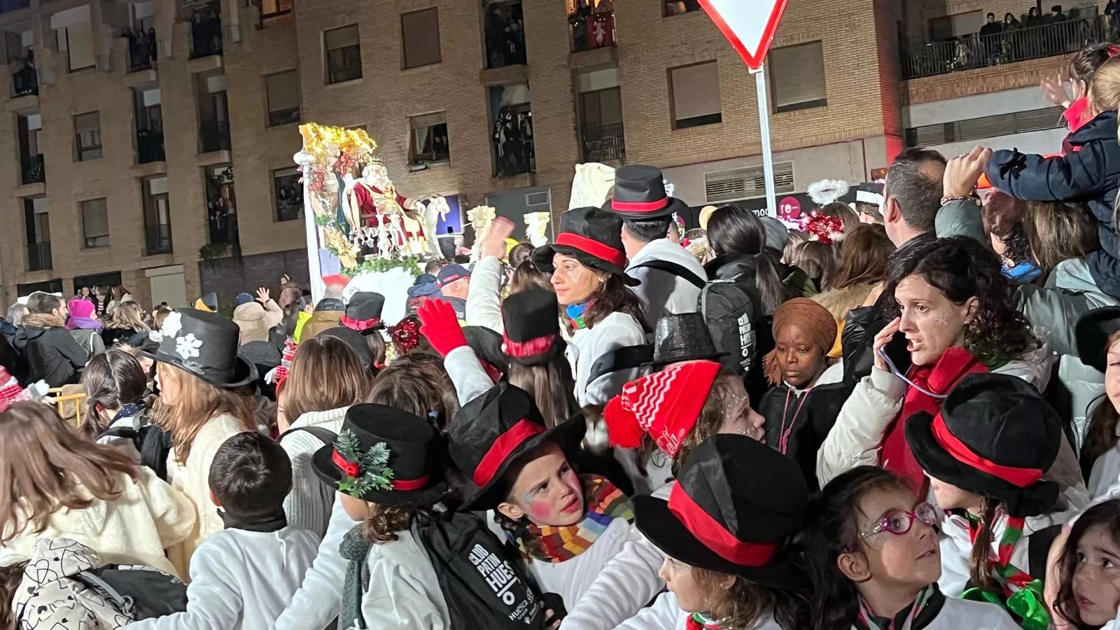 Cabalgata de Reyes Magos de Huesca. Foto Mercedes Manterola
