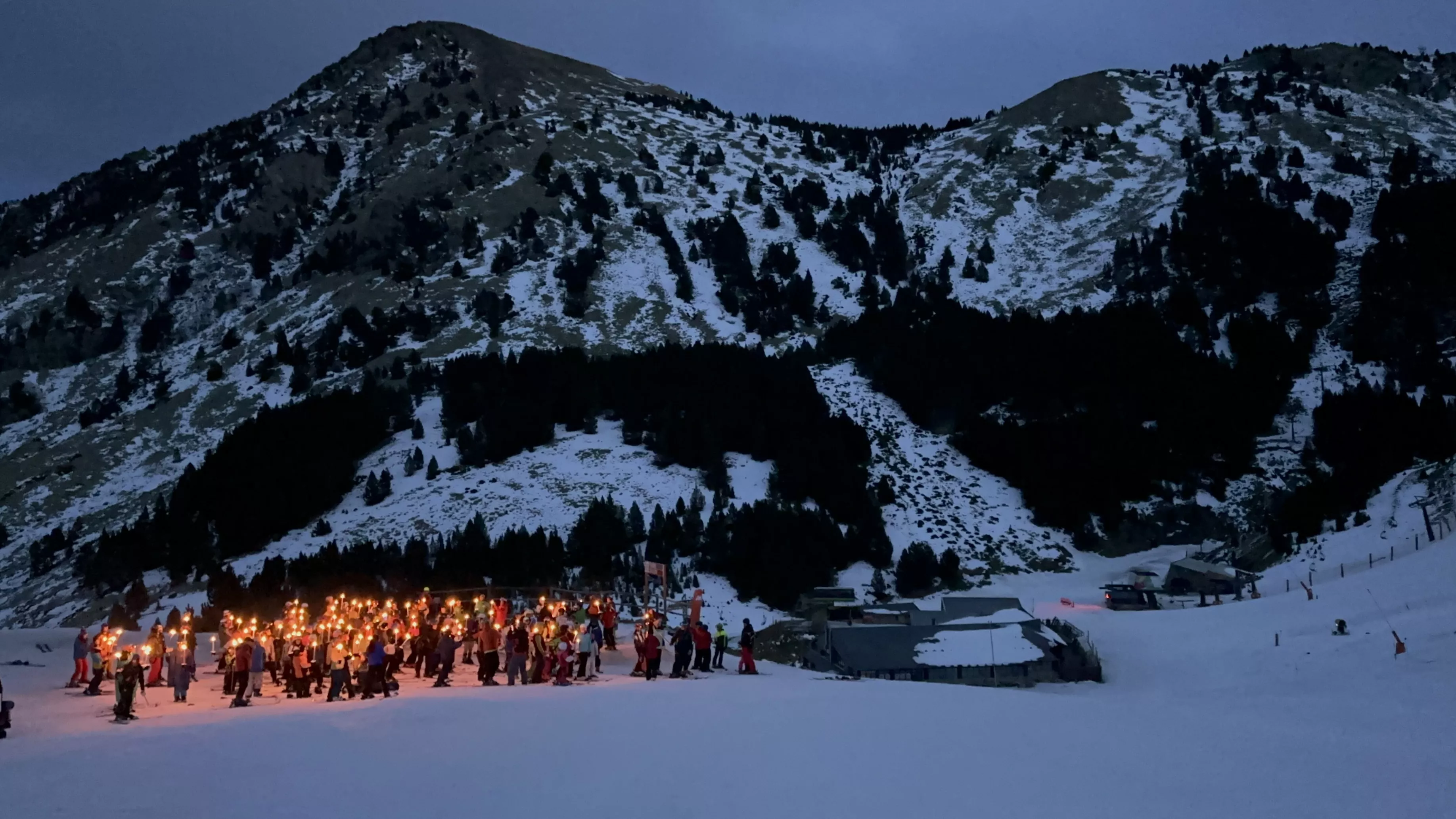 Bajada de Antorchas en Cerler