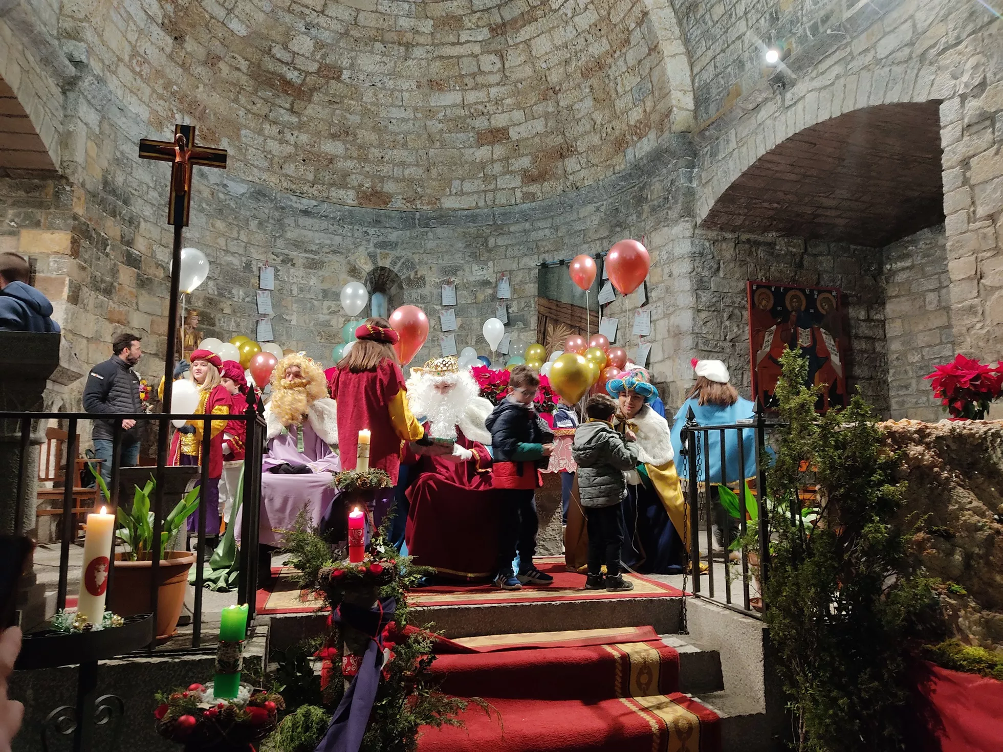 Aínsa en la Cabalgata de Reyes. Foto Ayuntamiento de Aínsa