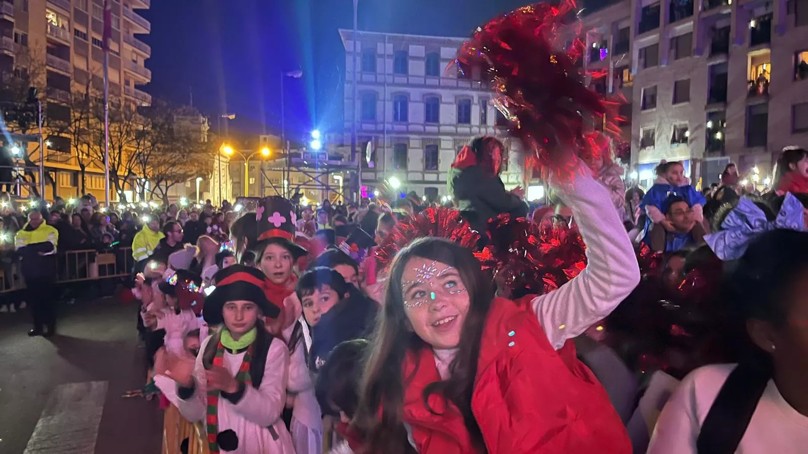 Cabalgata de Reyes Magos de Huesca. Foto Mercedes Manterola