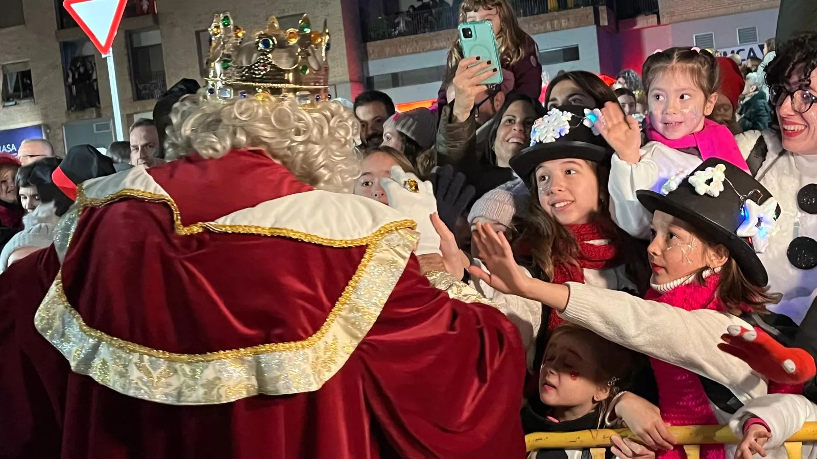 Cabalgata de Reyes Magos de Huesca. Foto Mercedes Manterola