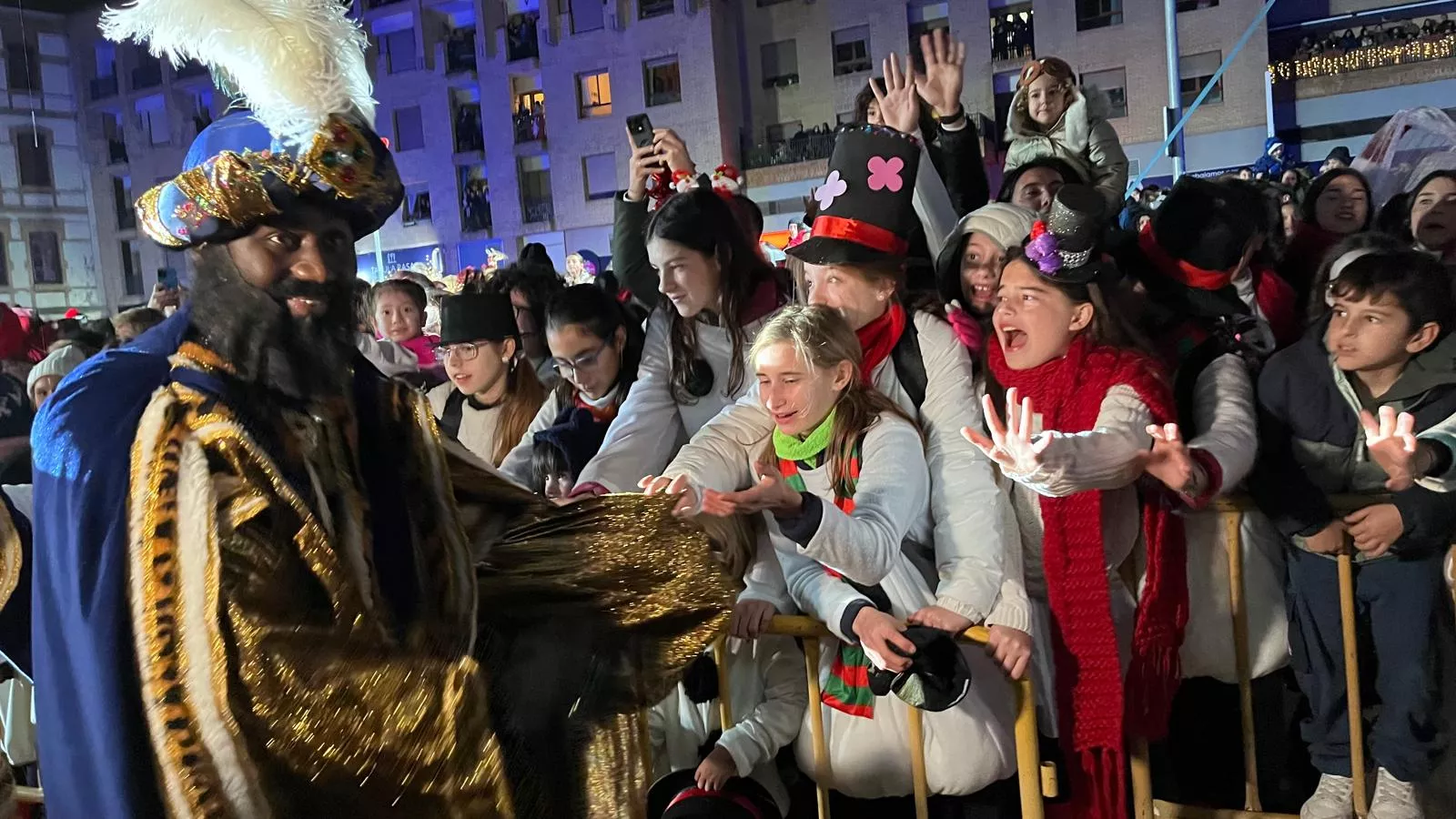 Cabalgata de Reyes Magos de Huesca. Foto Mercedes Manterola