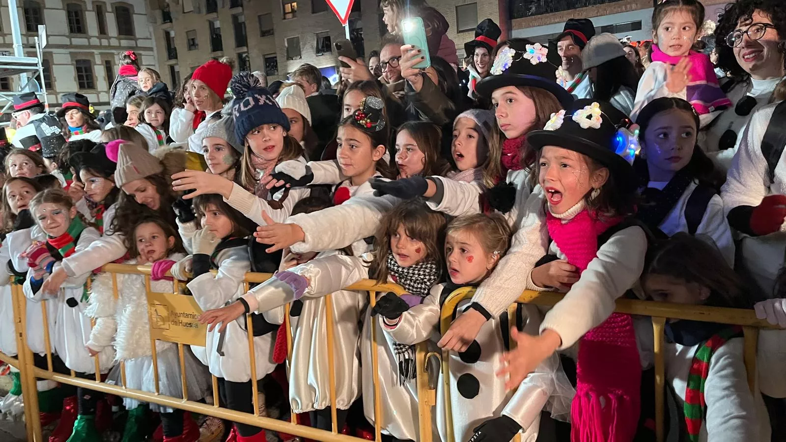 Cabalgata de Reyes Magos de Huesca. Foto Mercedes Manterola