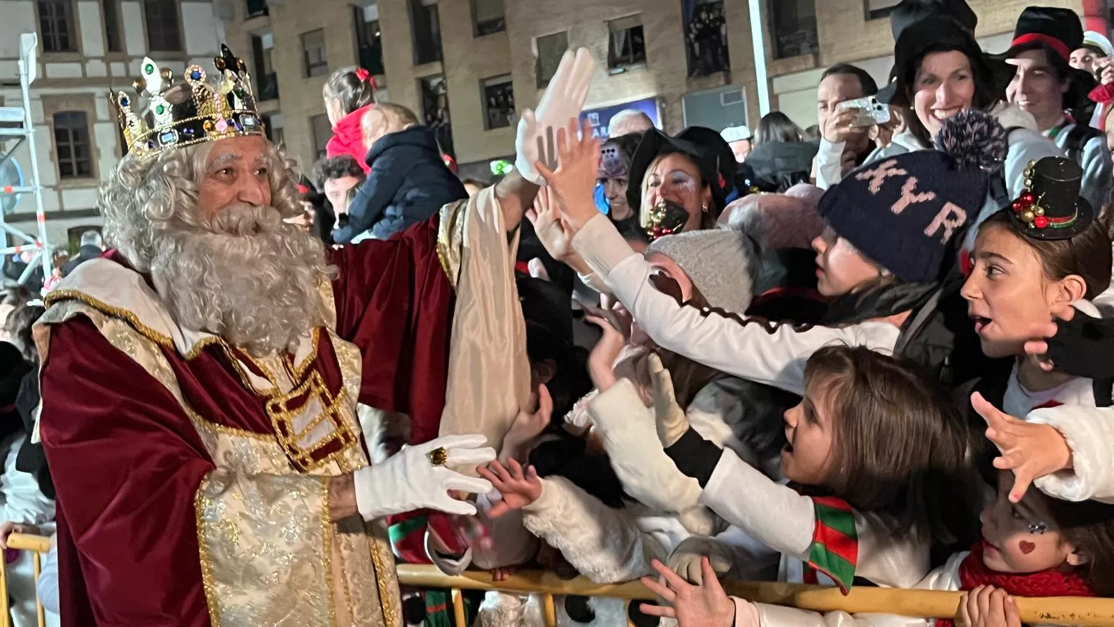 Cabalgata de Reyes Magos de Huesca. Foto Mercedes Manterola