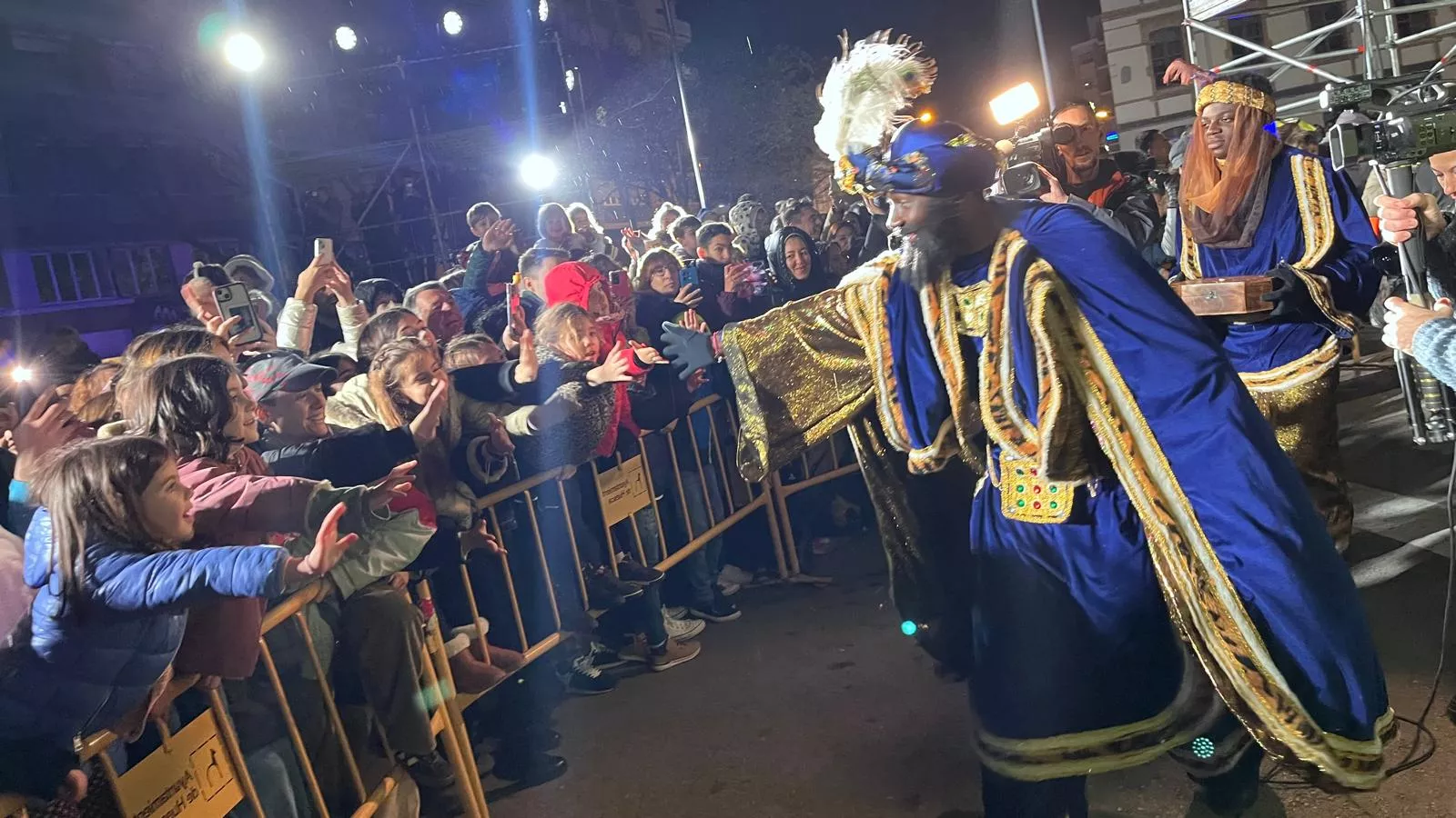 Cabalgata de Reyes Magos de Huesca. Foto Mercedes Manterola