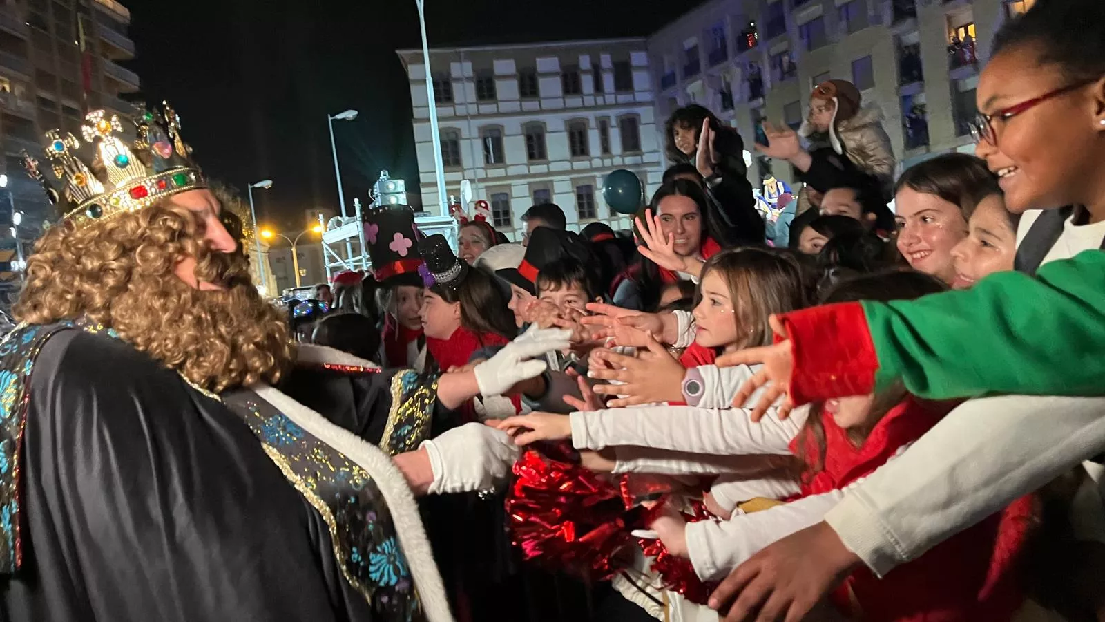 Cabalgata de Reyes Magos de Huesca. Foto Mercedes Manterola