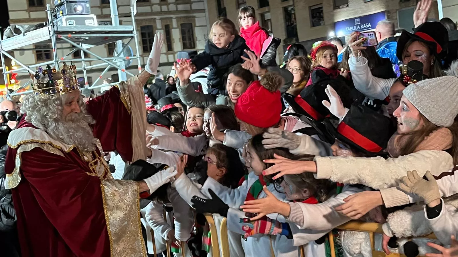 Cabalgata de Reyes Magos de Huesca. Foto Mercedes Manterola