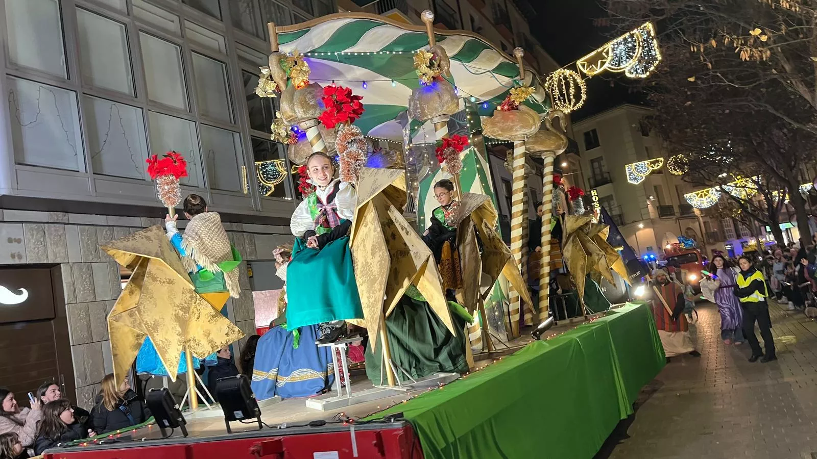 Cabalgata de Reyes Magos de Huesca. Foto Mercedes Manterola