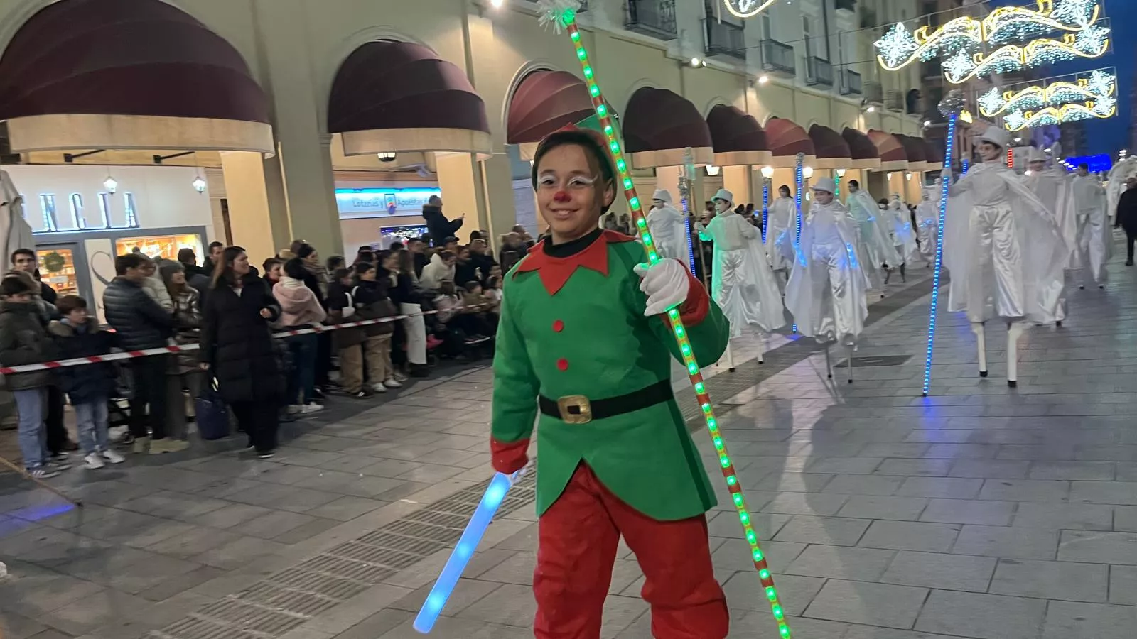 Cabalgata de Reyes Magos de Huesca. Foto Mercedes Manterola