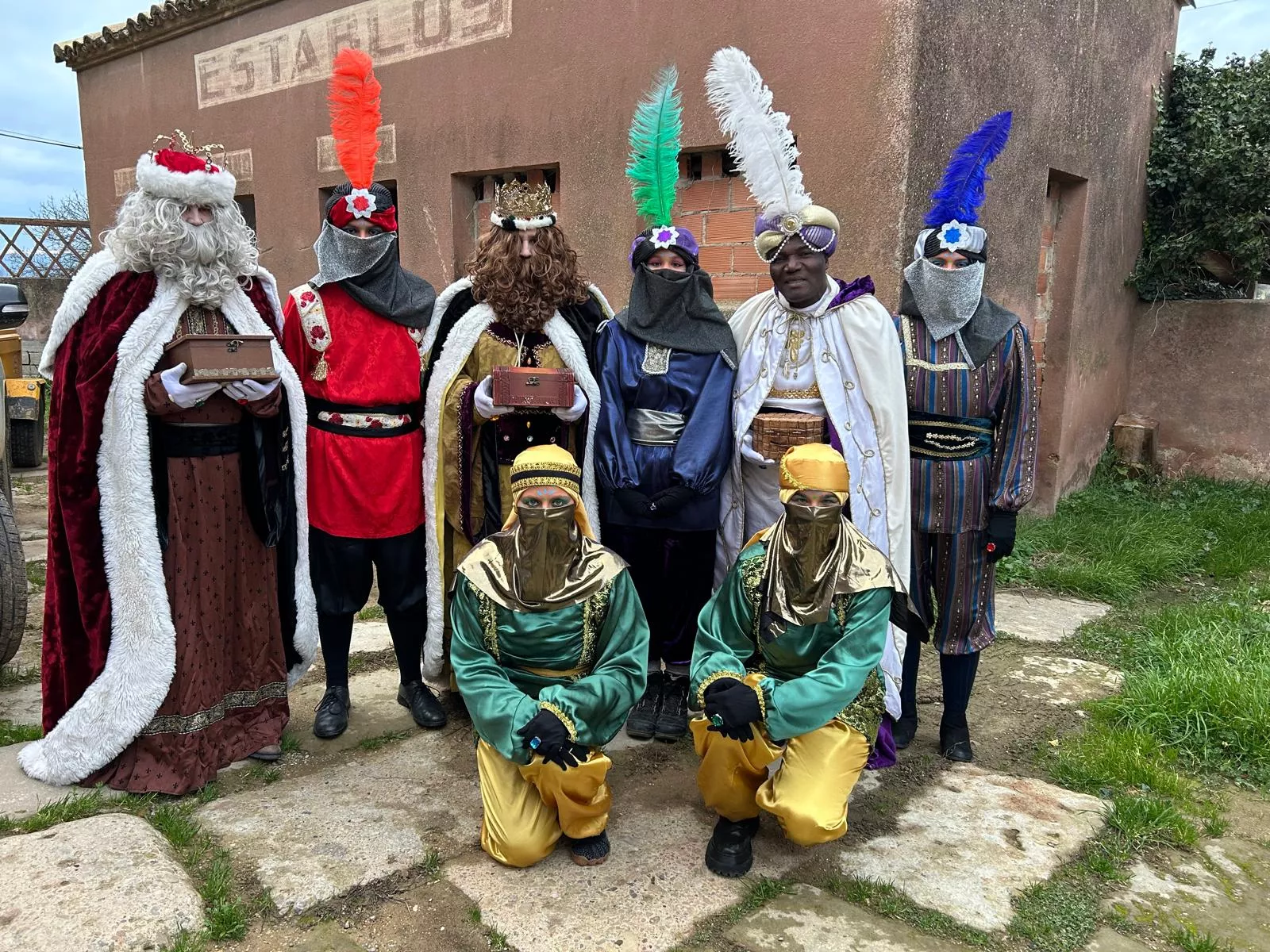 Cabalgata de Reyes de Ayerbe 2025.