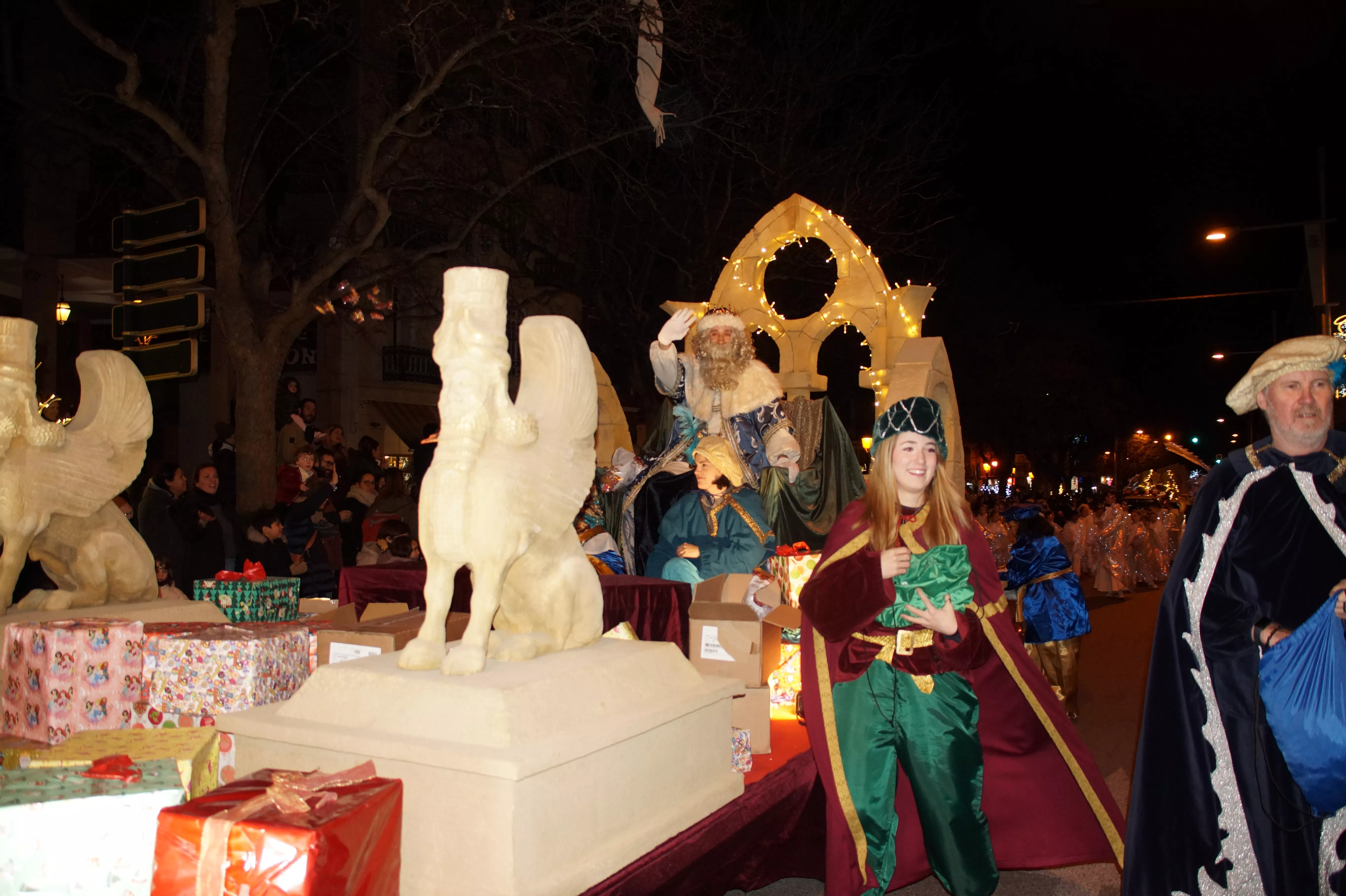 Cabalgata de Reyes en Jaca. Foto Rebeca Ruiz