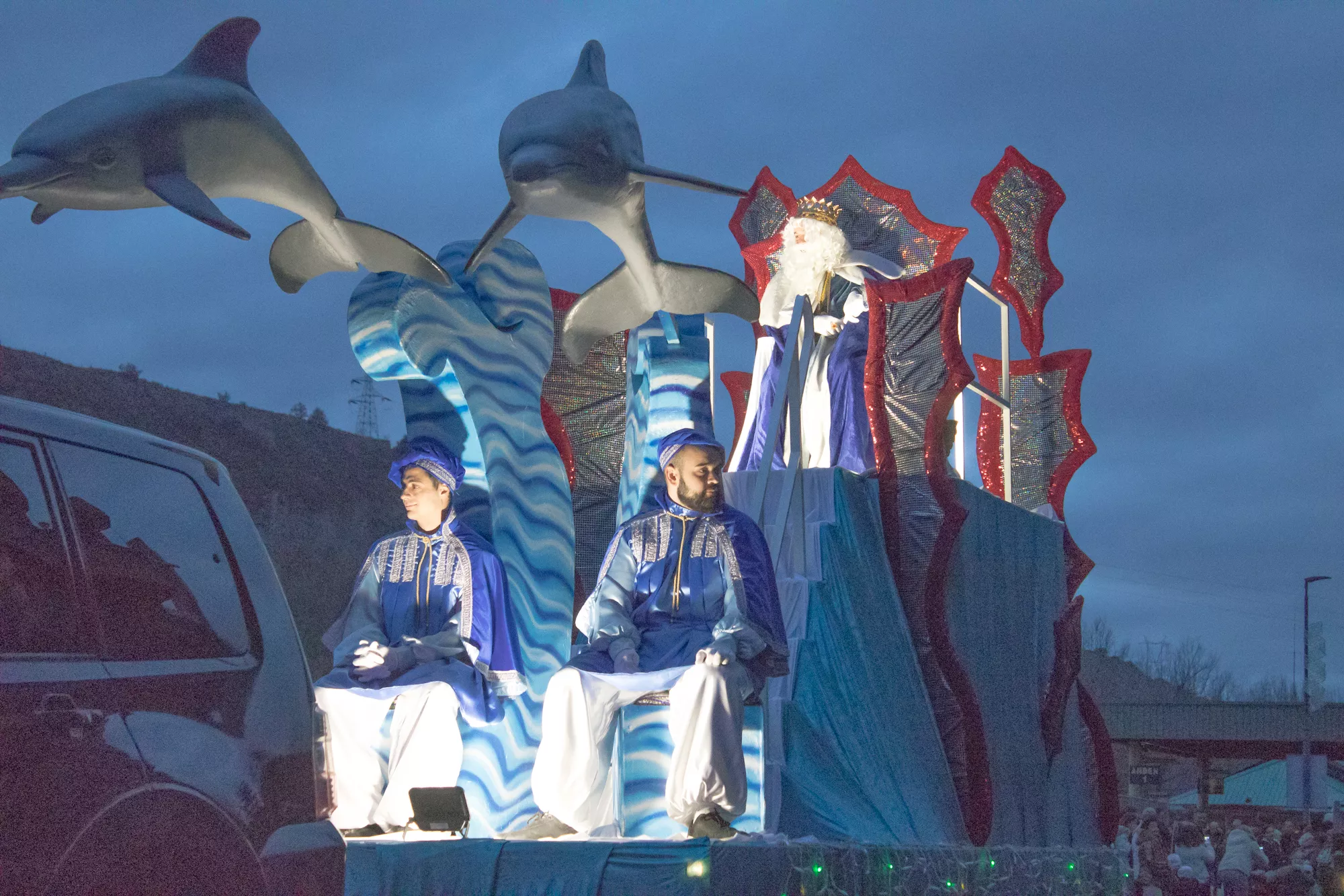 Cabalgata de Reyes en Sabiñánigo. Foto Jesús Frausto