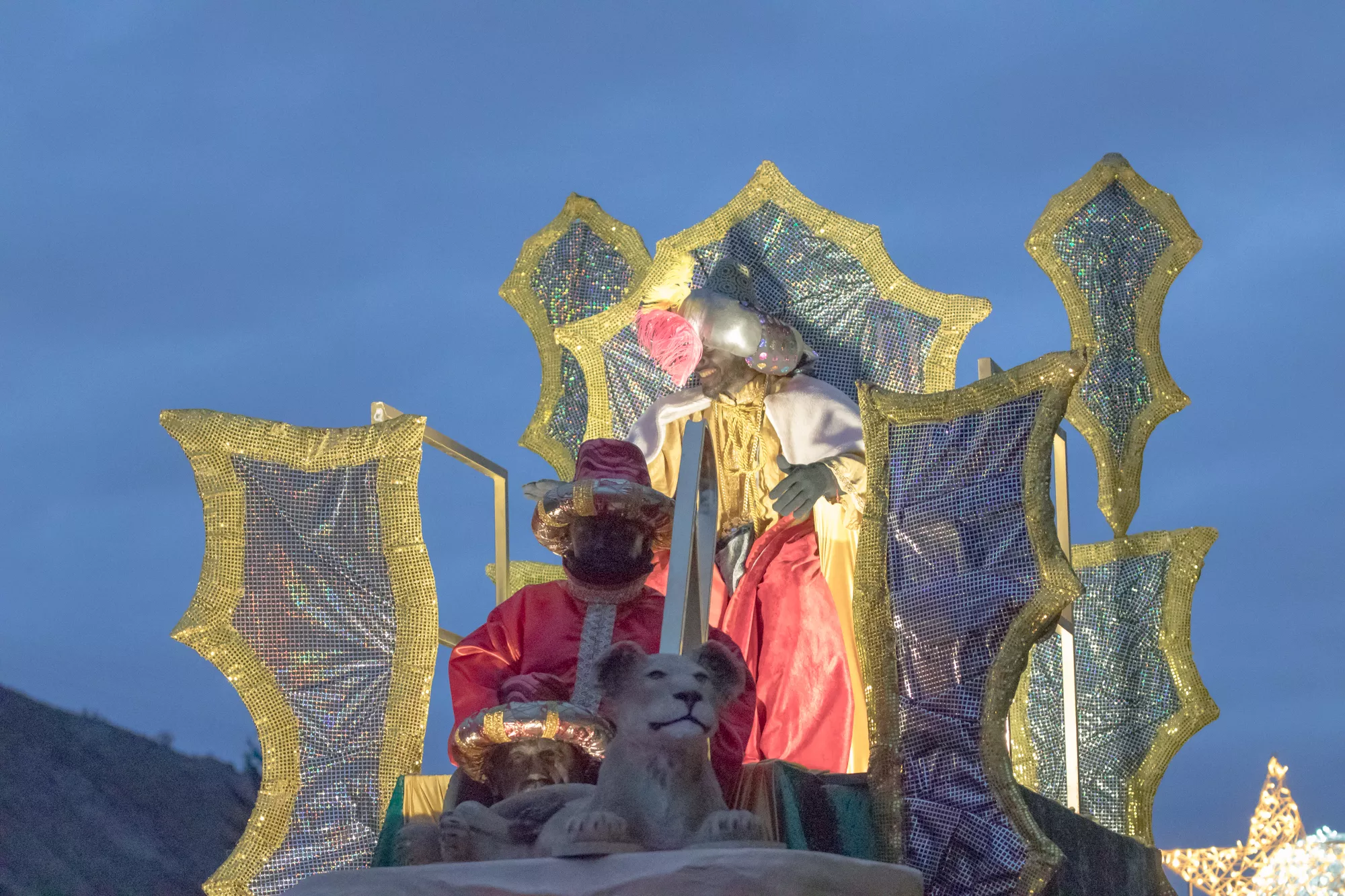 Cabalgata de Reyes en Sabiñánigo. Foto Jesús Frausto