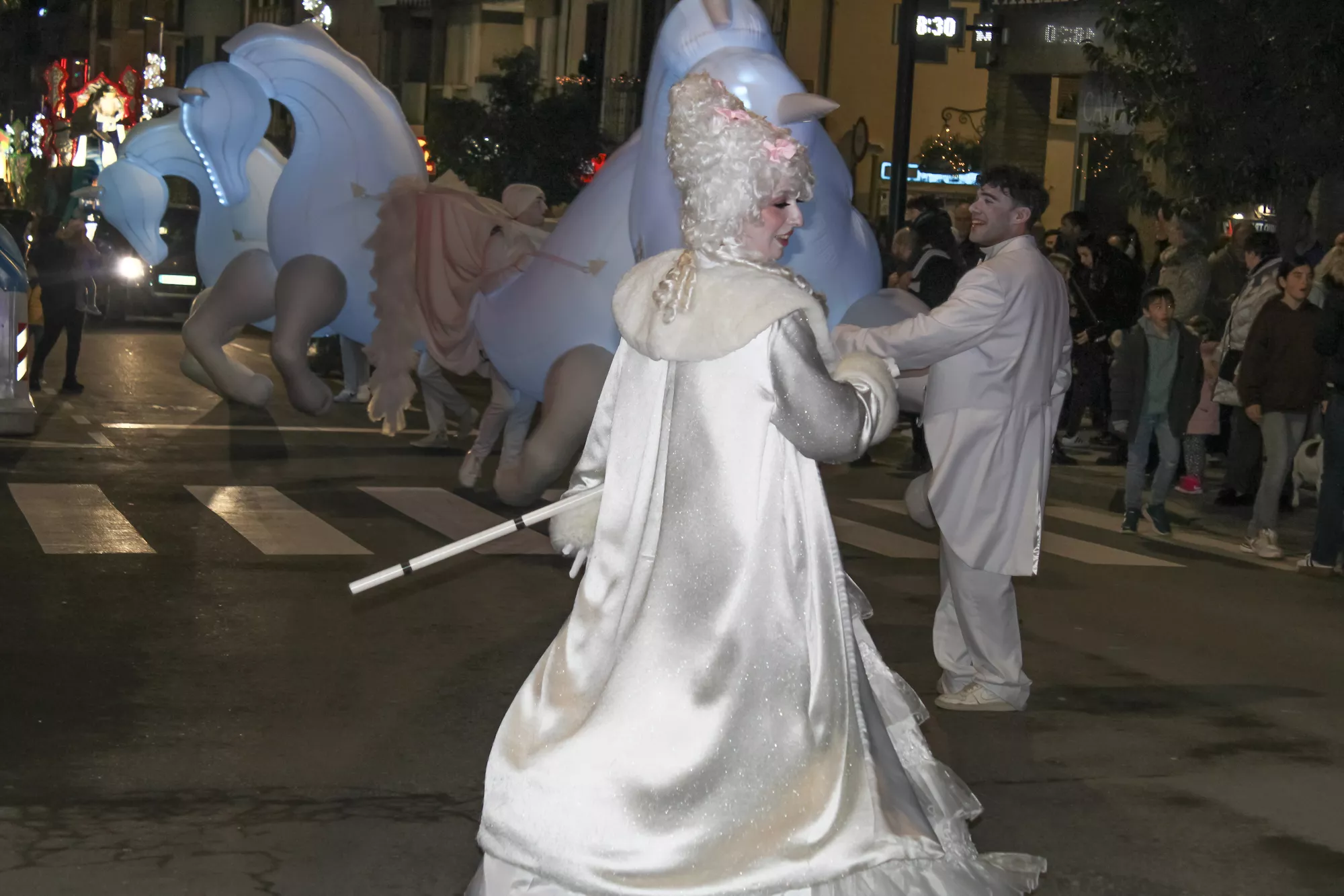 Cabalgata de Reyes en Sabiñánigo. Foto Jesús Frausto