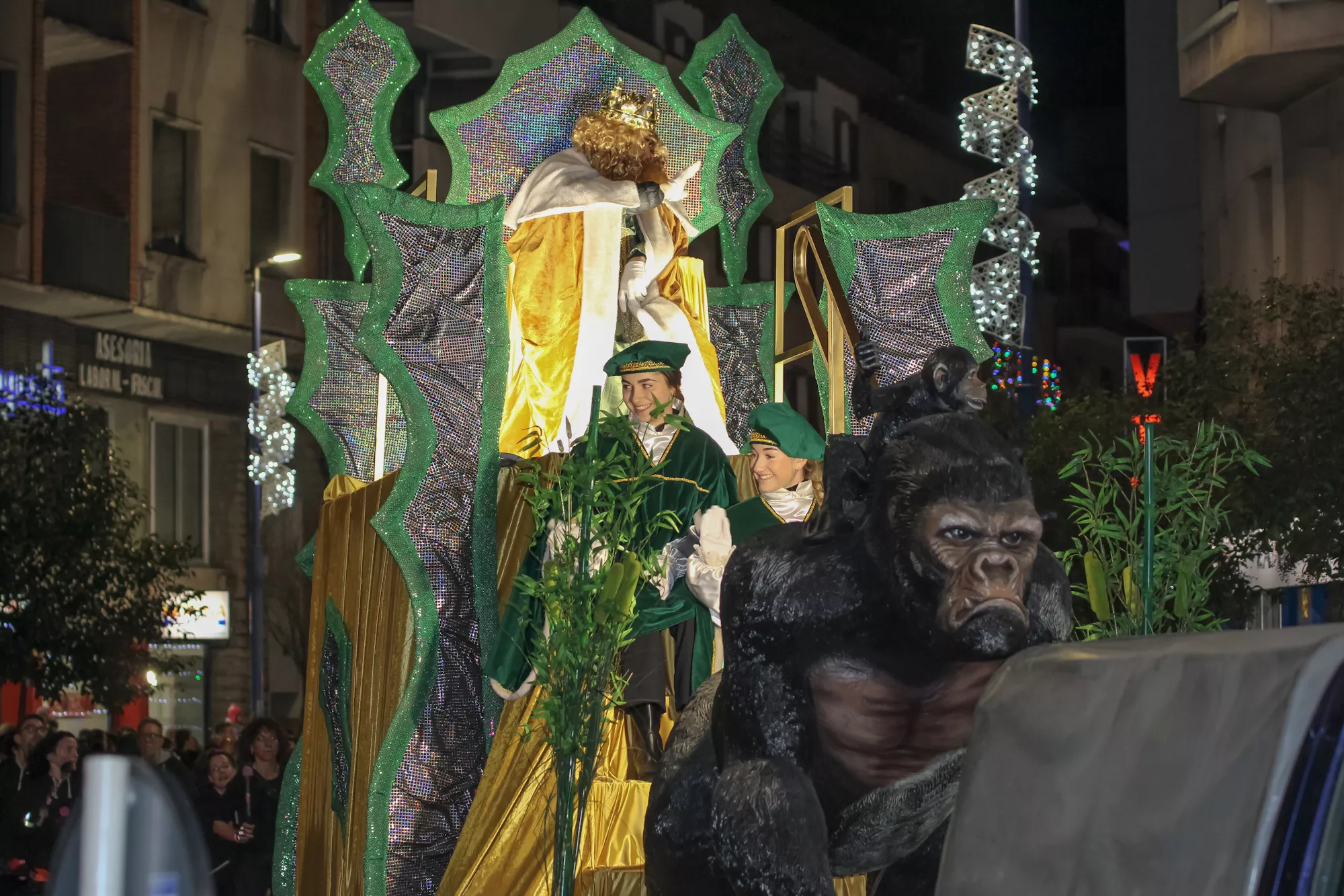Cabalgata de Reyes en Sabiñánigo. Foto Jesús Frausto