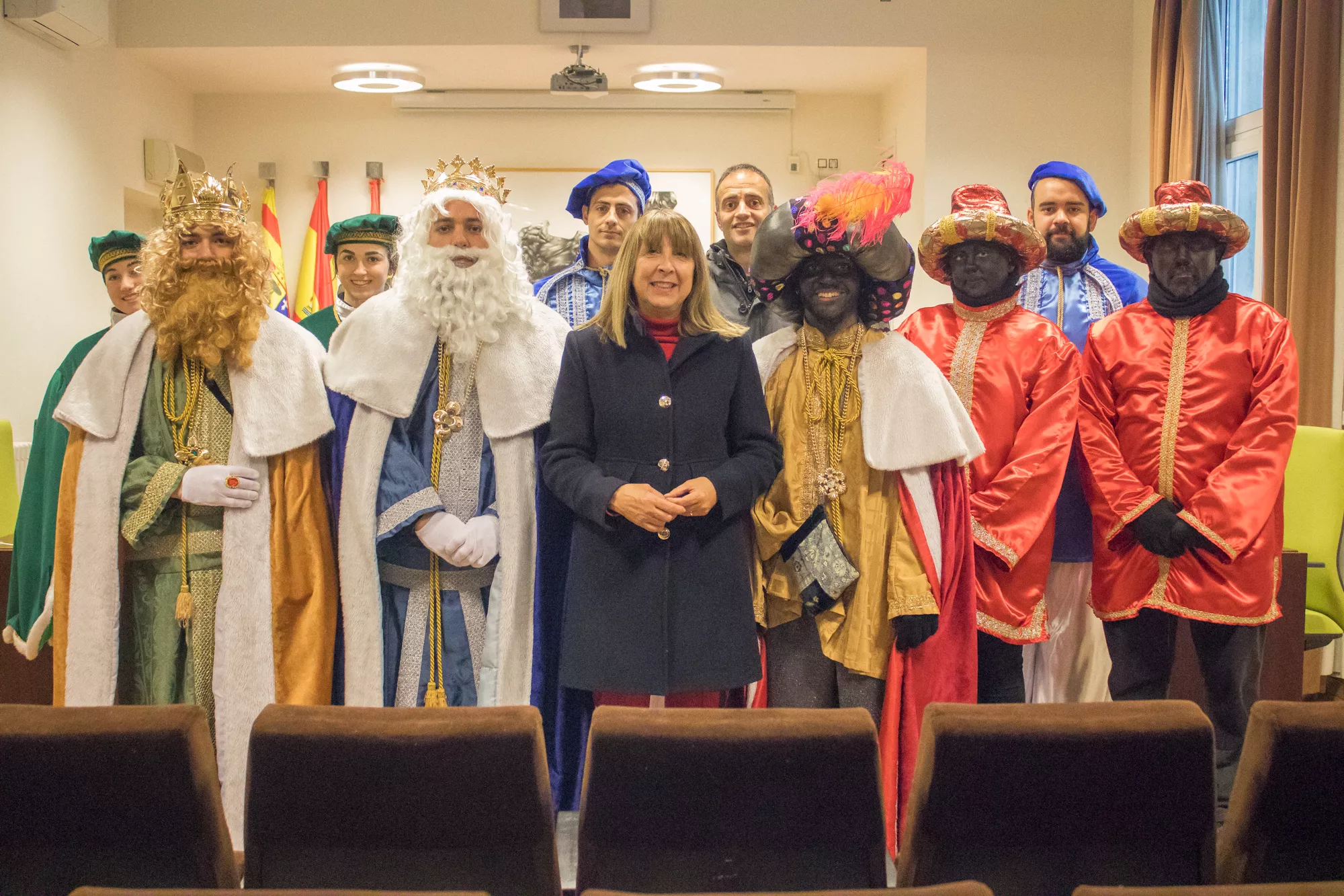 Cabalgata de Reyes en Sabiñánigo. Foto Jesús Frausto